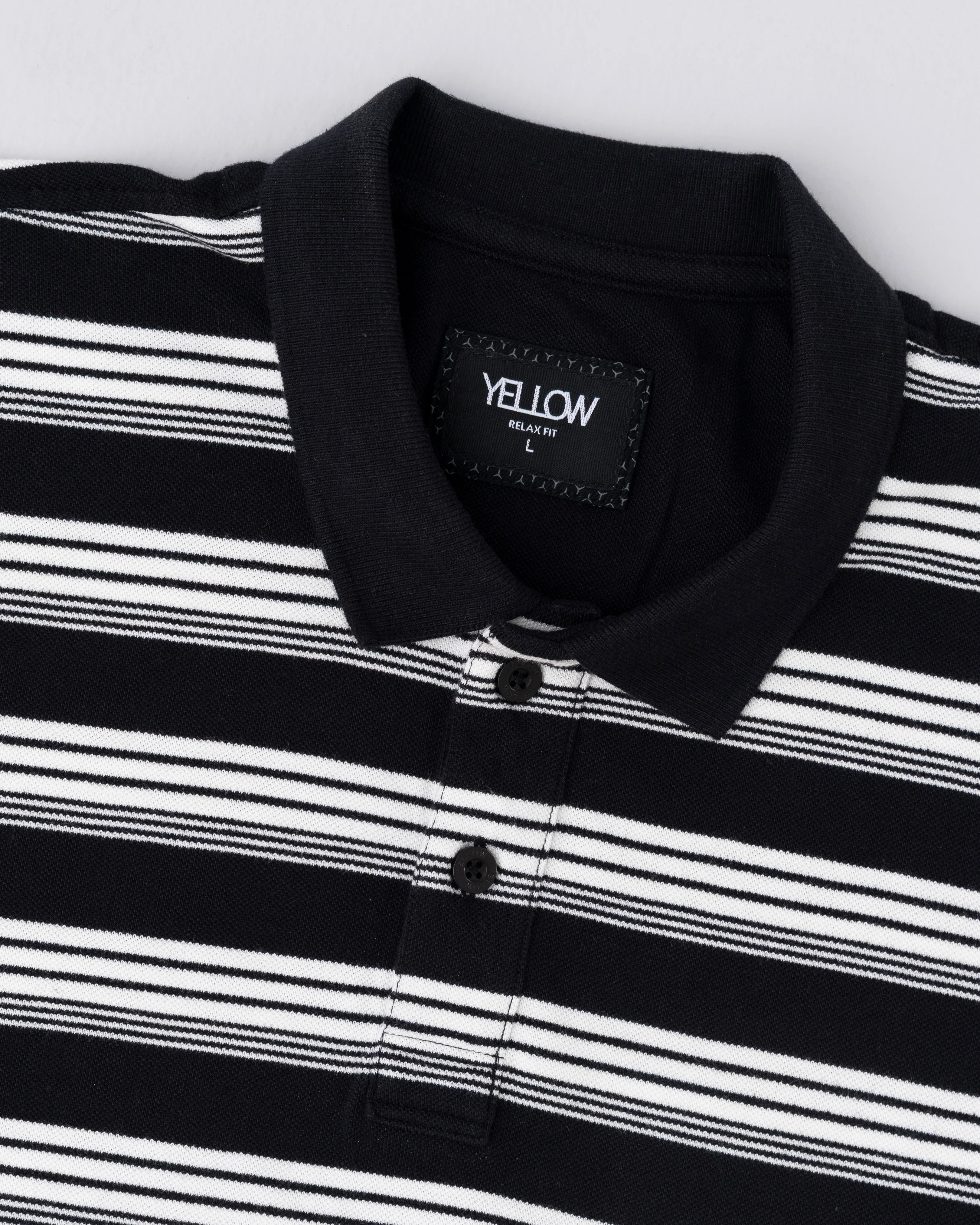 Relaxed Fit Yarn-Dyed Polo Shirt - Image 12