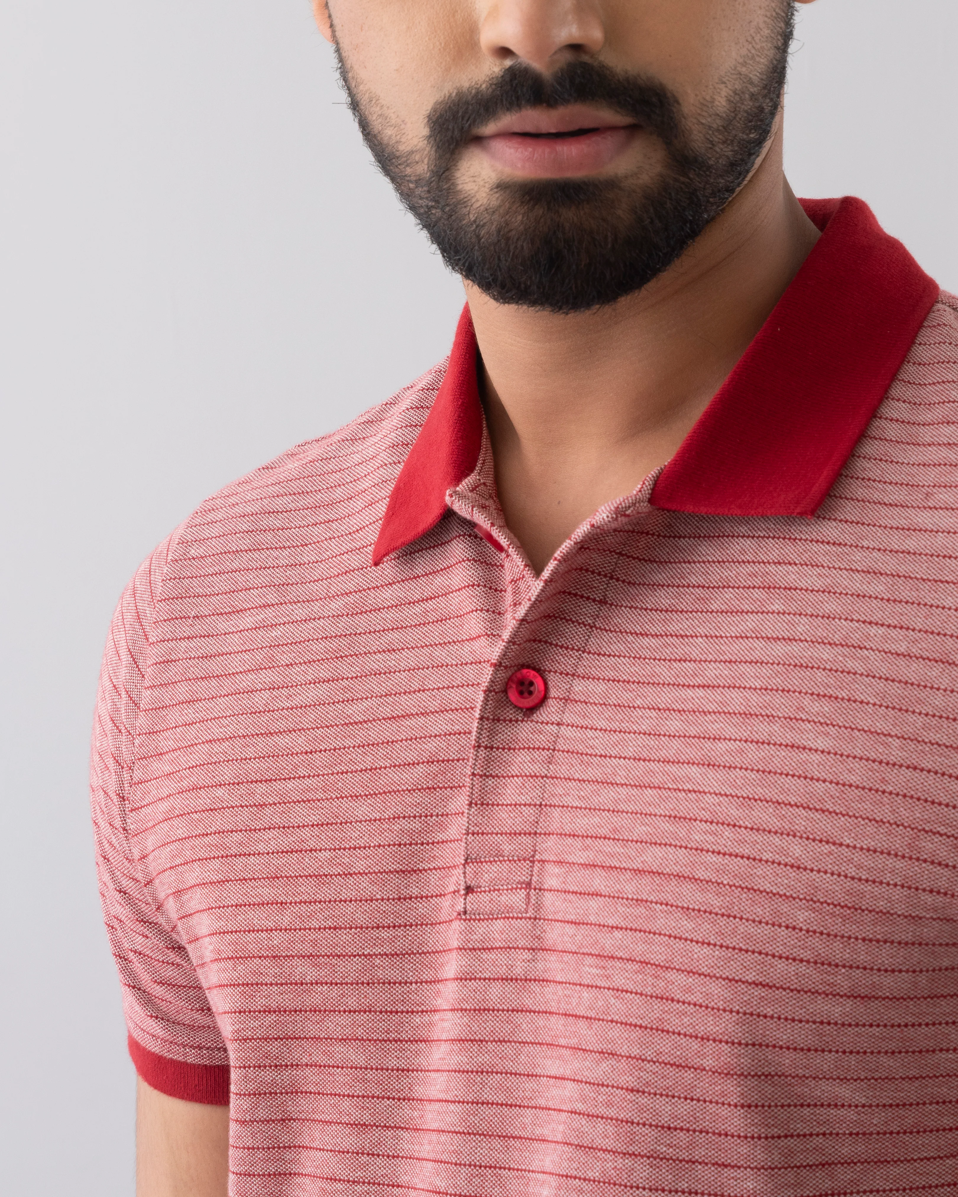 Regular Fit Jacquard Polo Shirt - Image 11