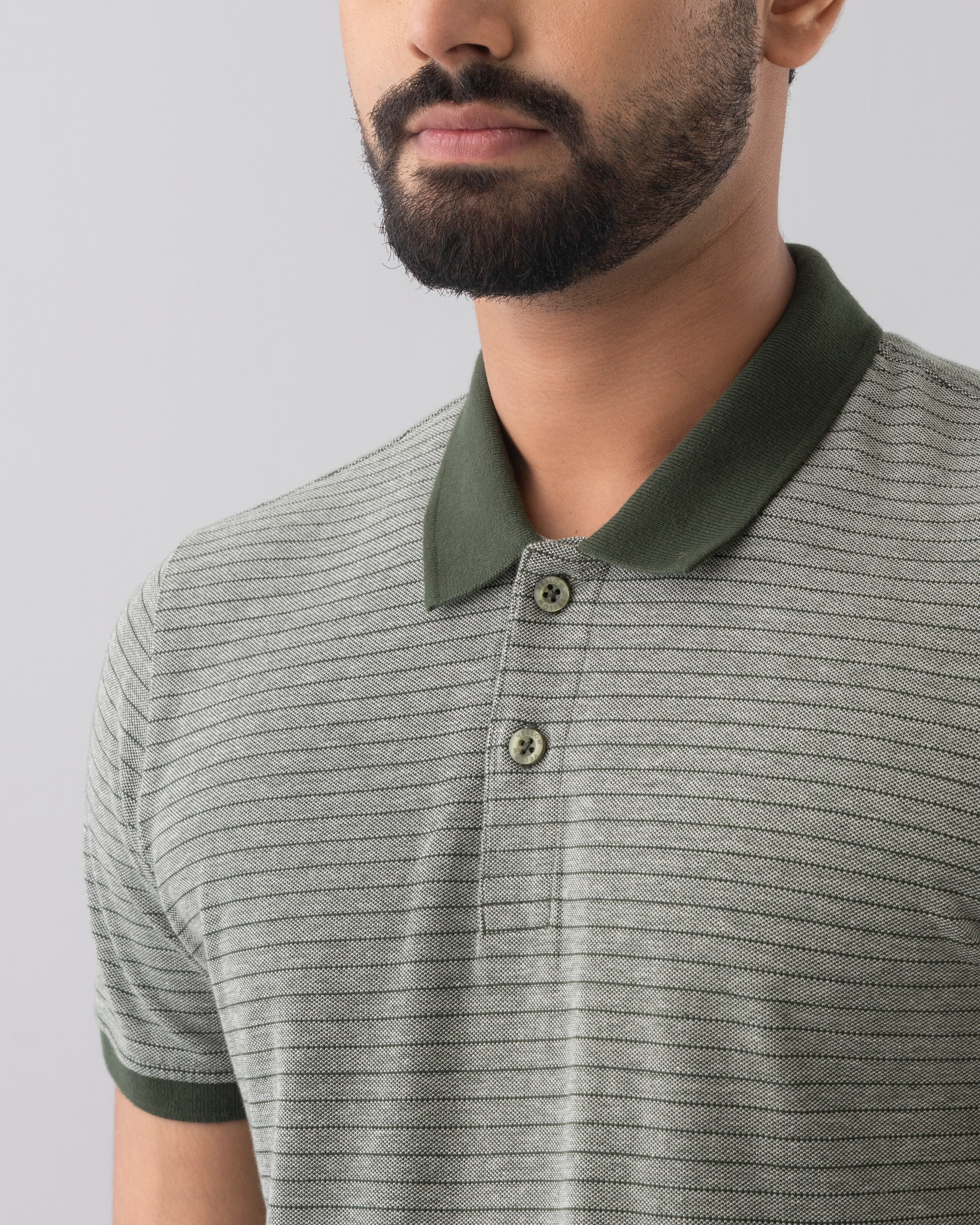 Regular Fit Jacquard Polo Shirt - Image 5