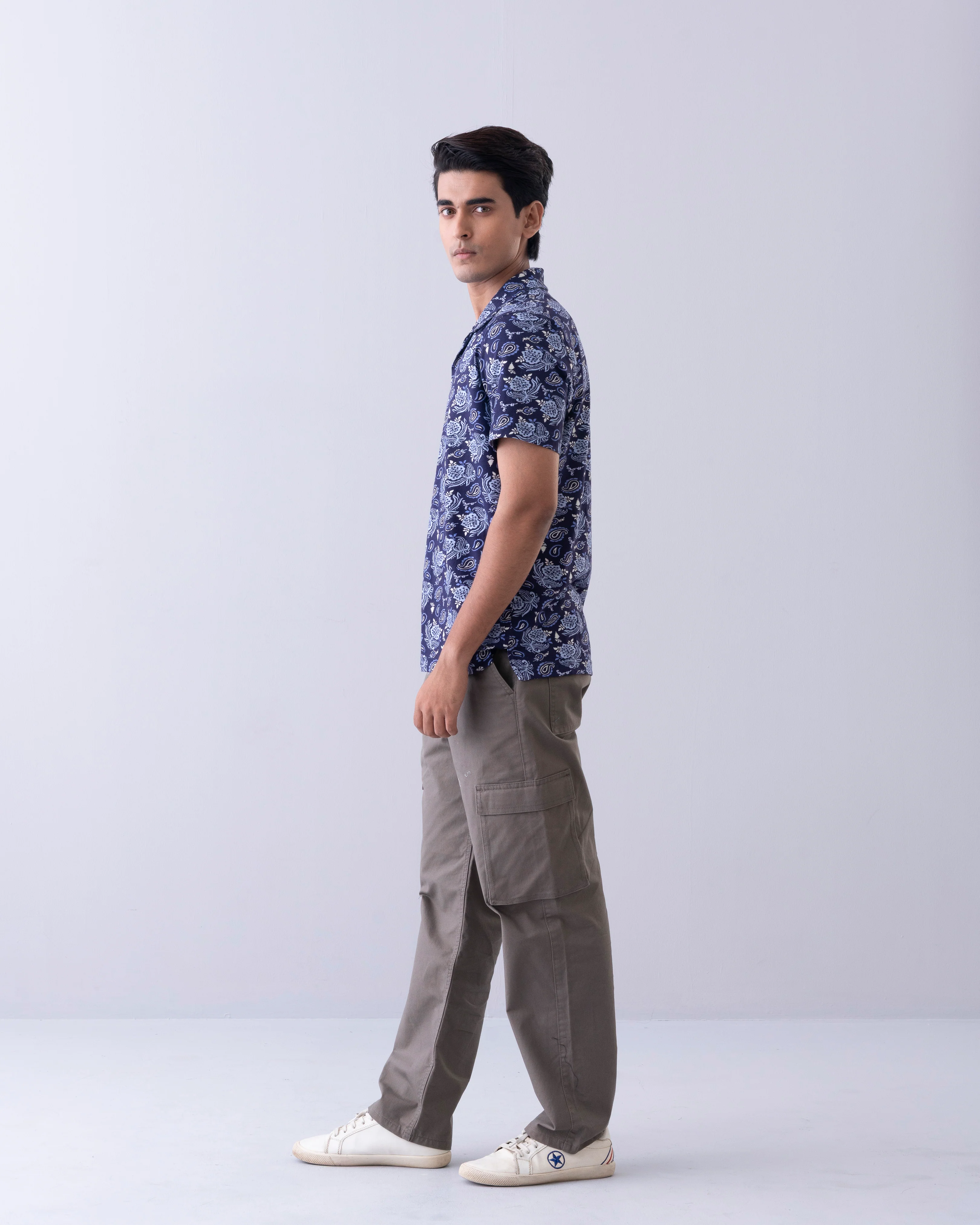 Relaxed Fit Printed Polo Shirt - Image 3