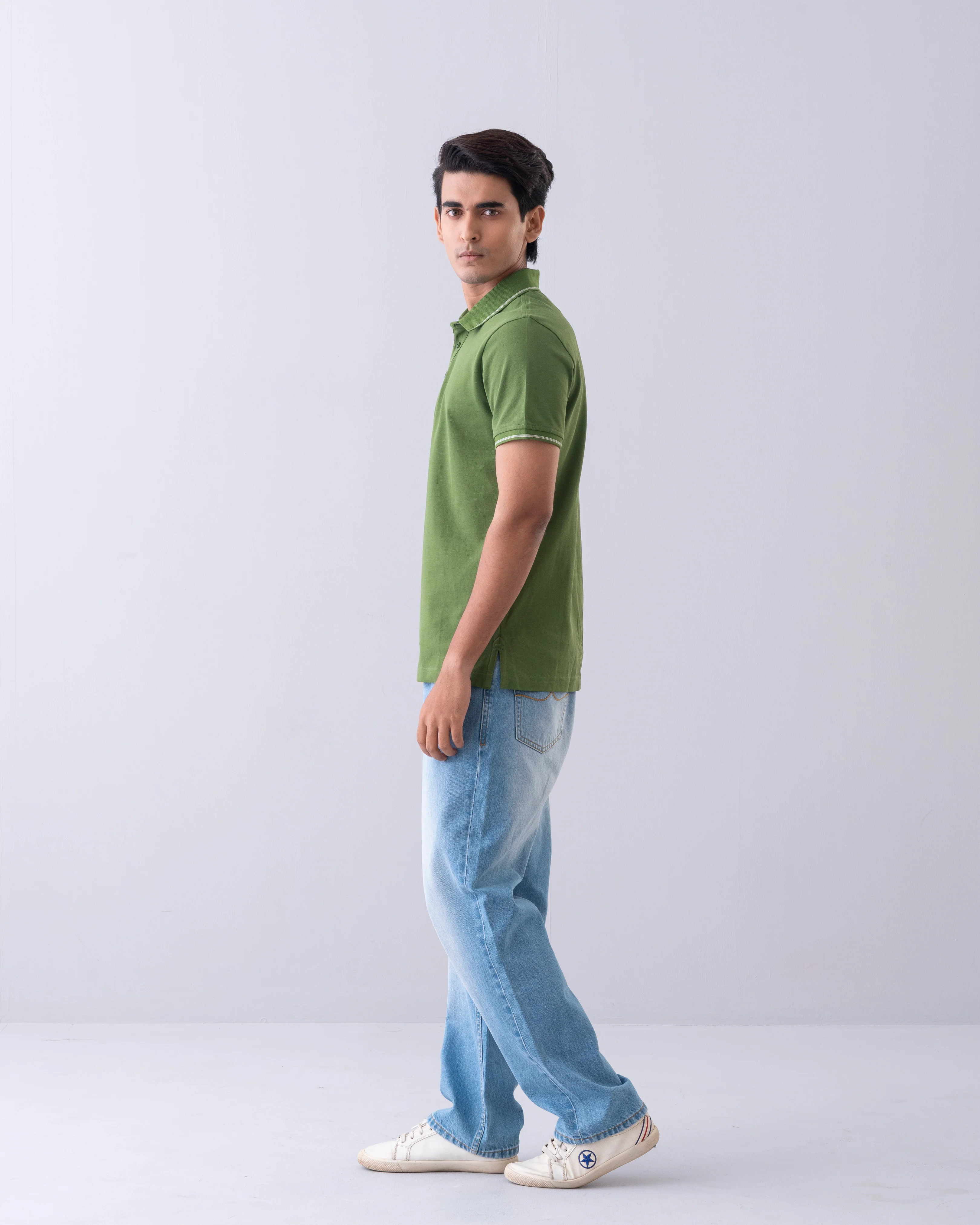 Regular Fit Mercerized Polo Shirt - Image 10
