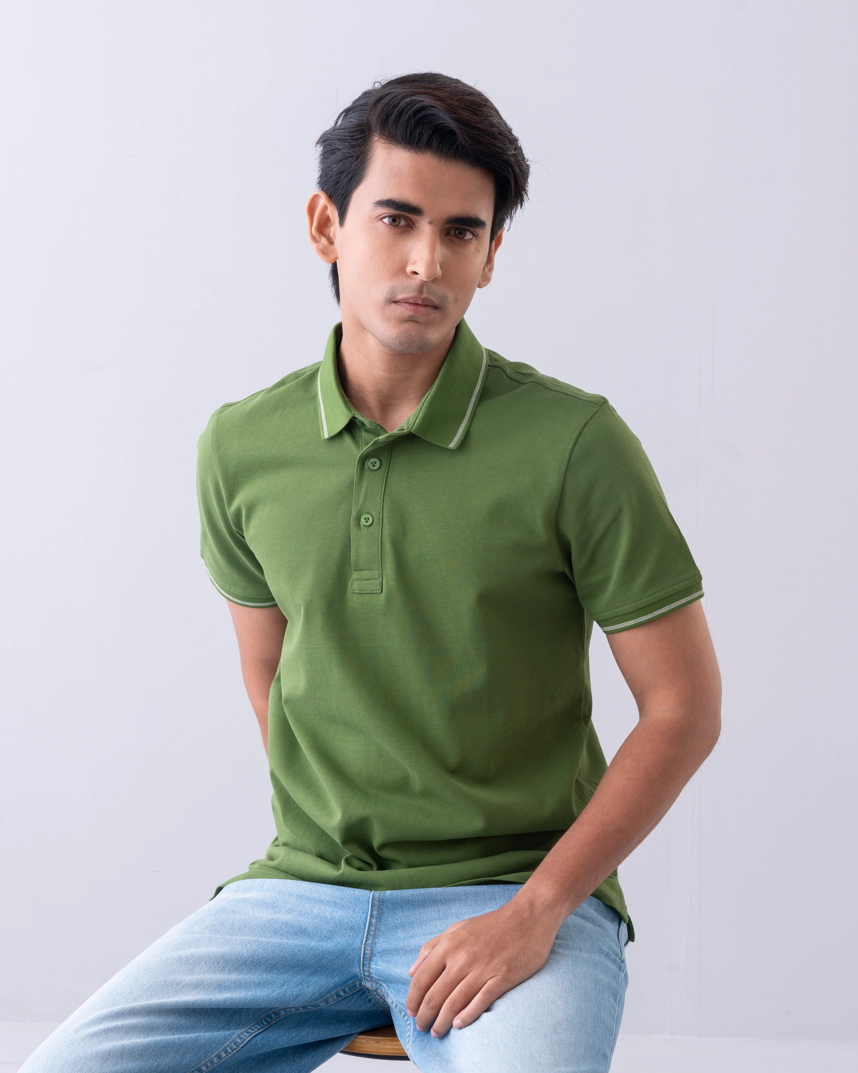 Regular Fit Mercerized Polo Shirt - Image 14
