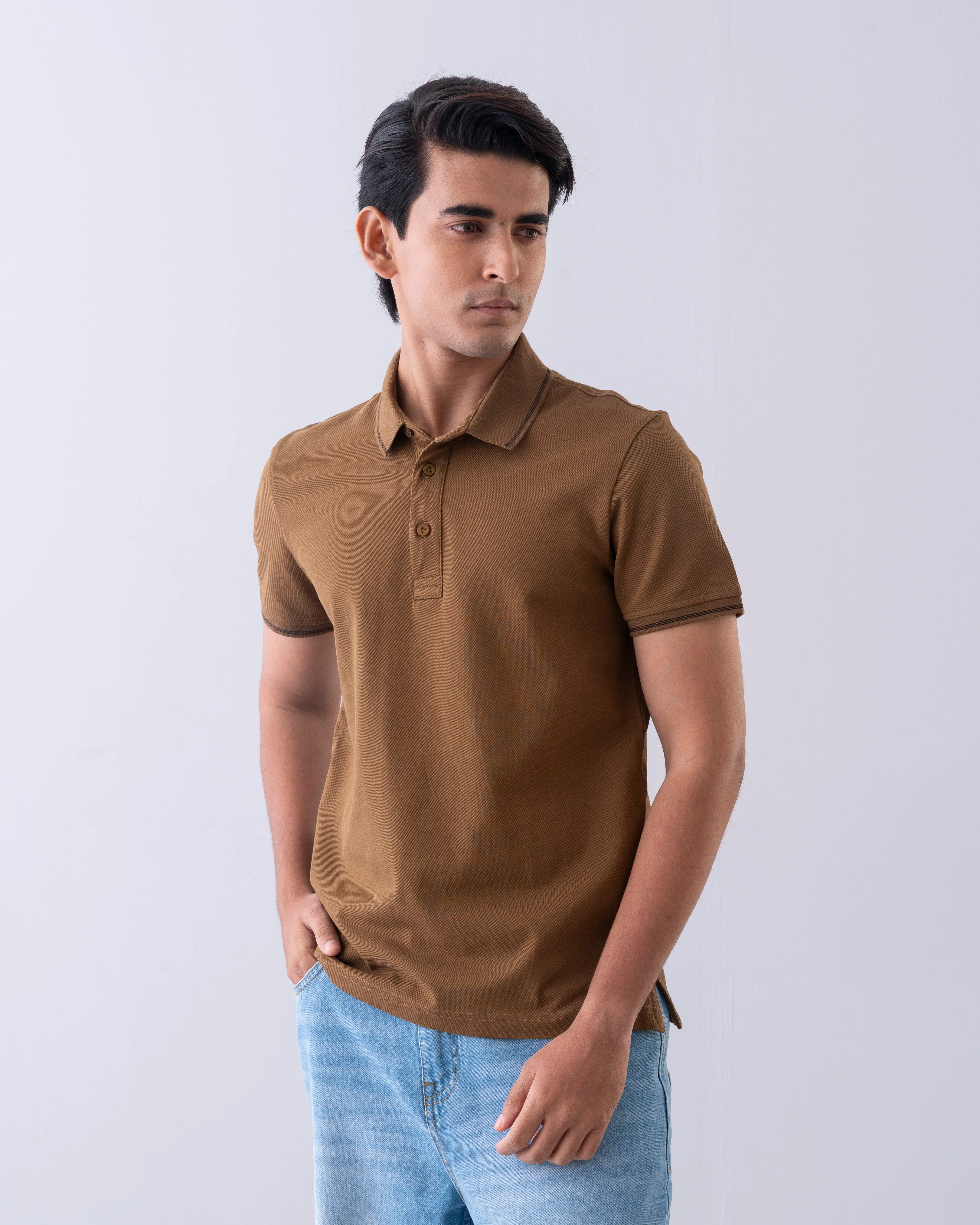 Regular Fit Mercerized Polo Shirt - Image 2