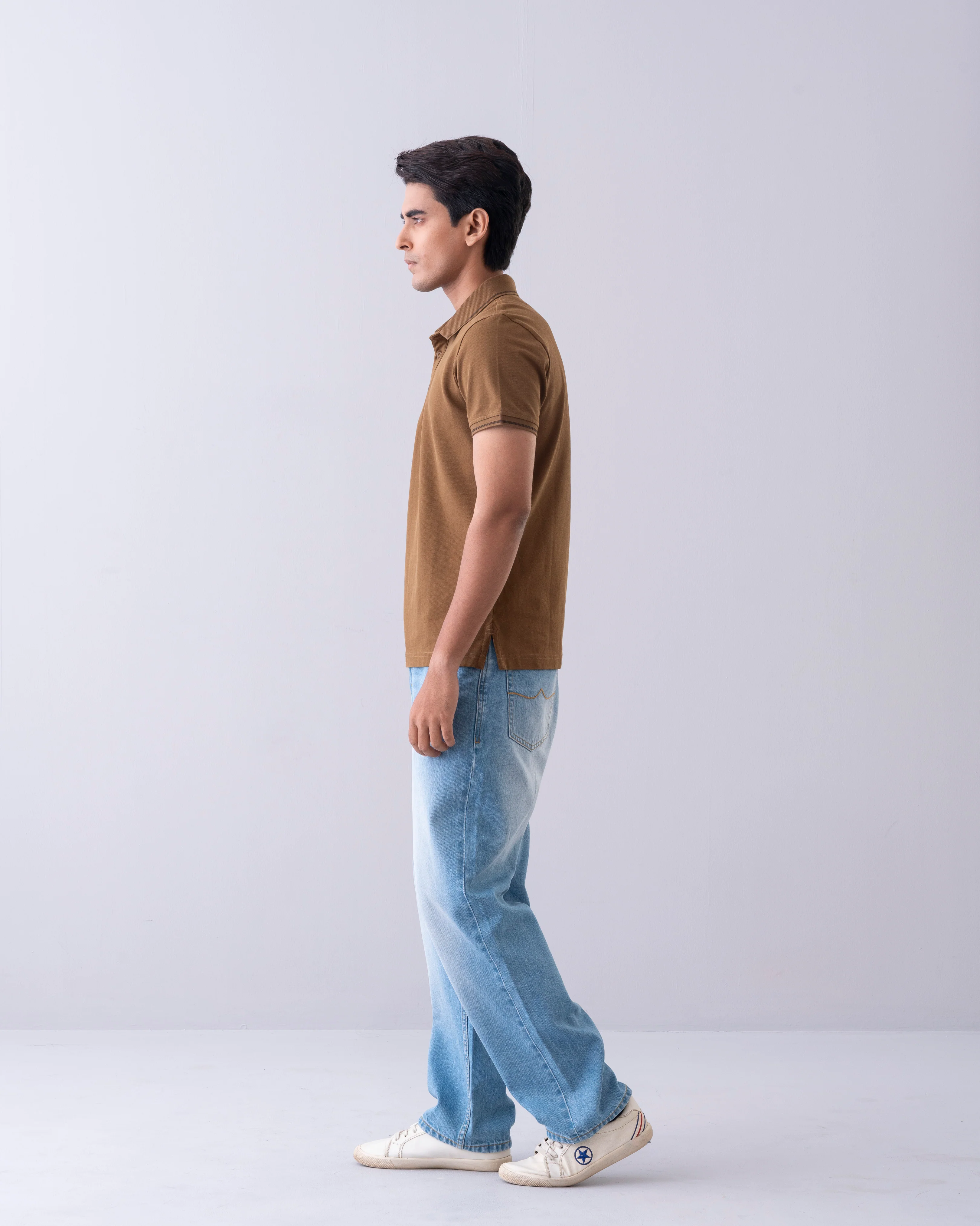 Regular Fit Mercerized Polo Shirt - Image 3
