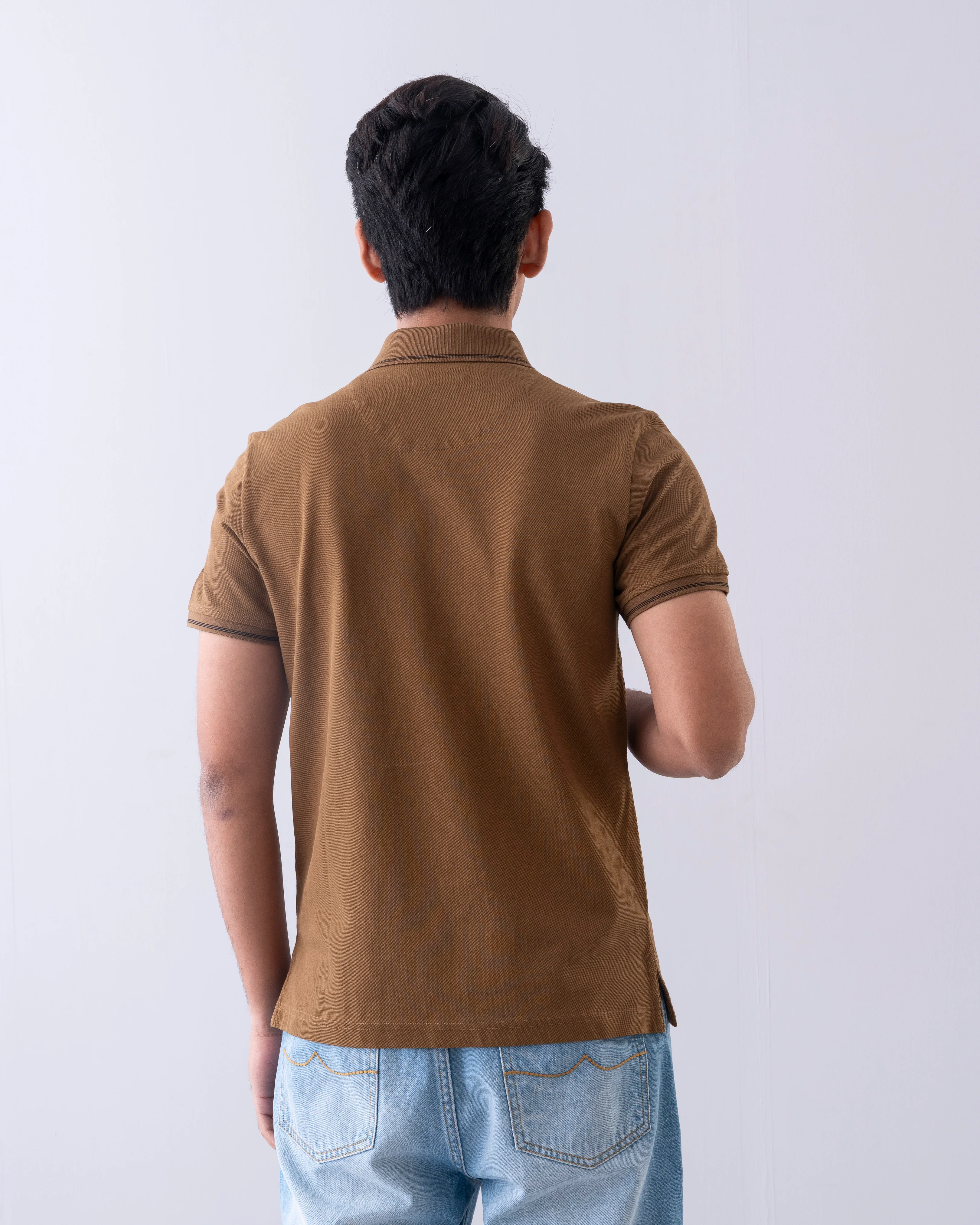 Regular Fit Mercerized Polo Shirt - Image 5