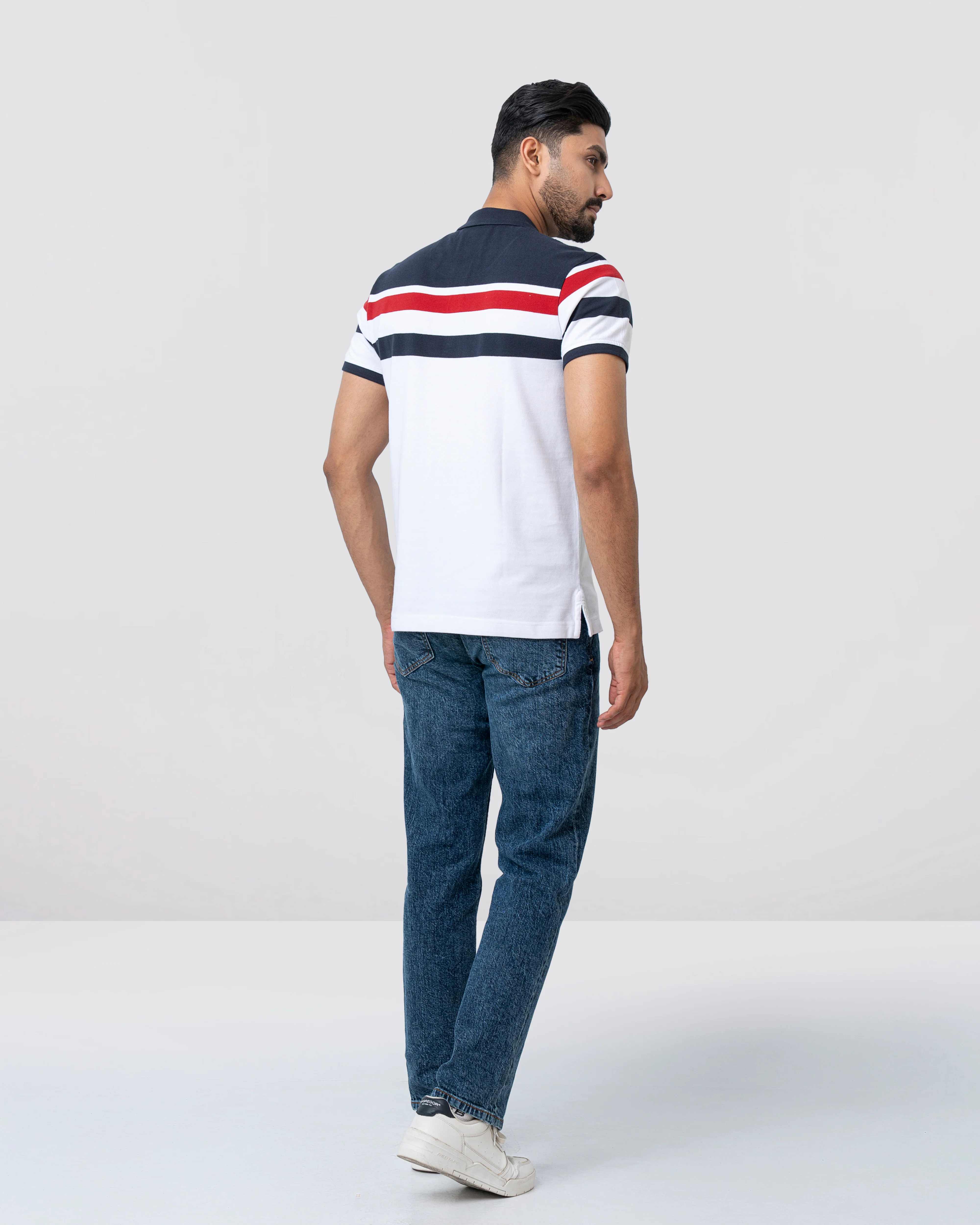 Regular Fit Yarn-Dyed Polo Shirt - Image 4