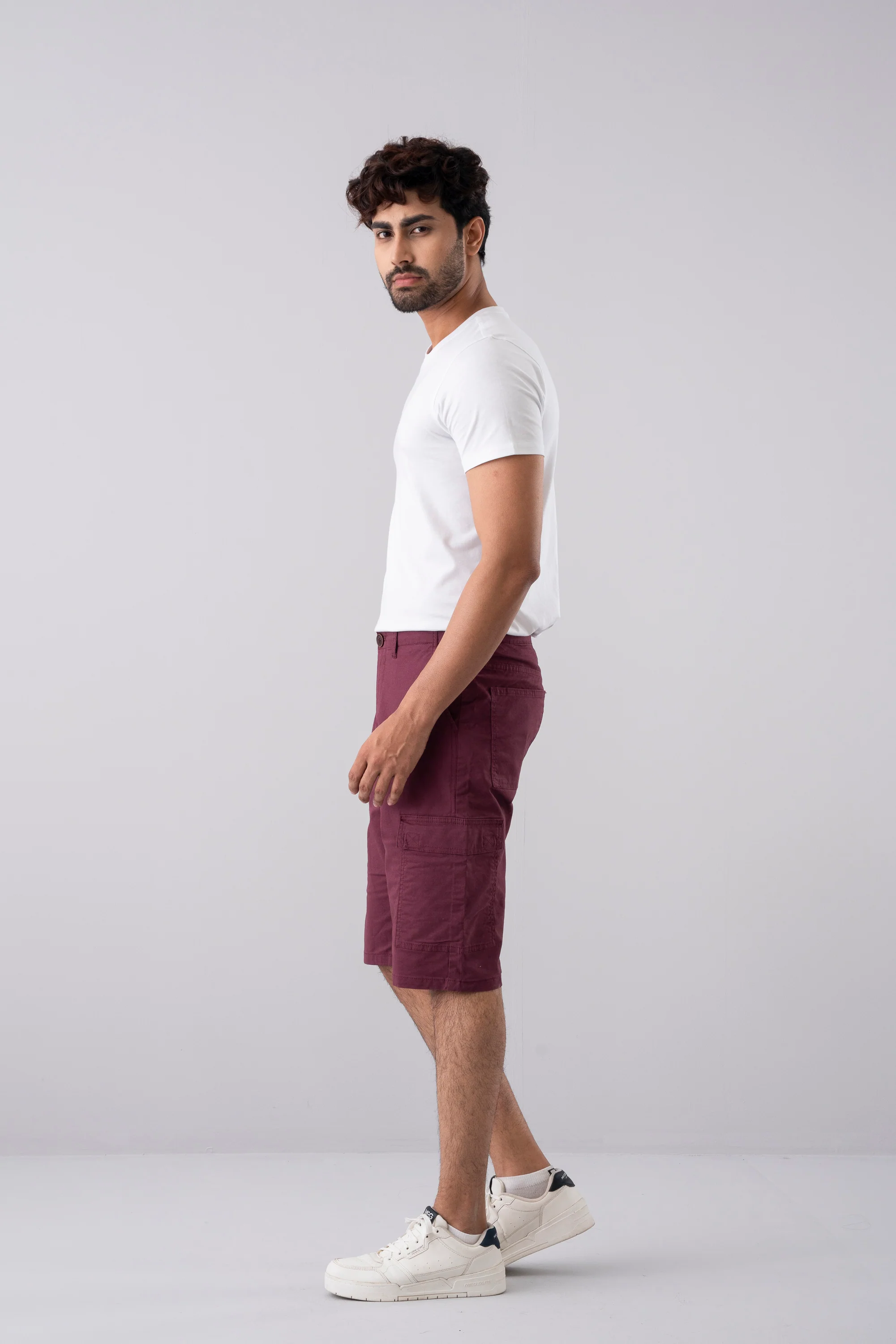 Regular Fit Solid Shorts - Image 10