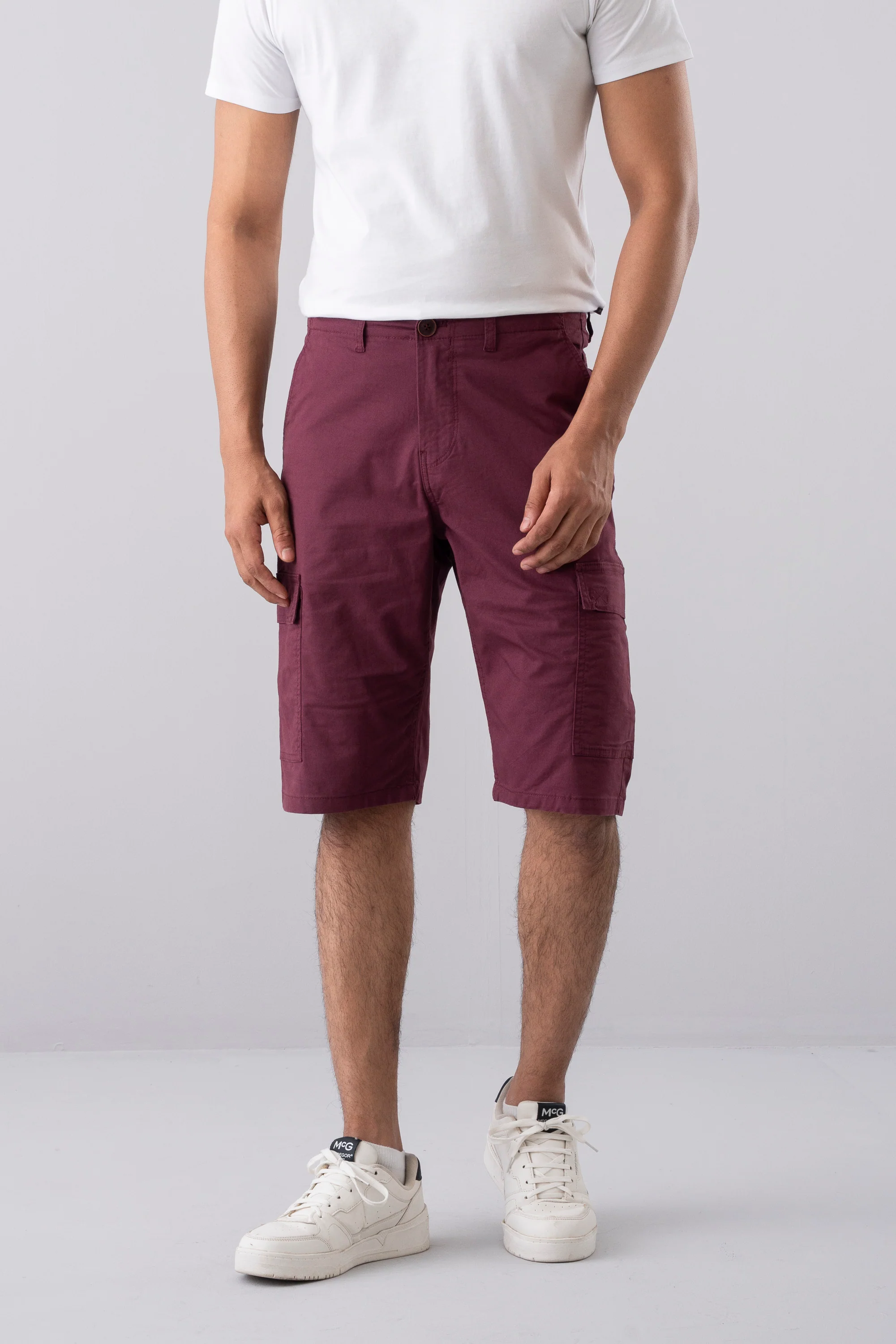 Regular Fit Solid Shorts - Image 8