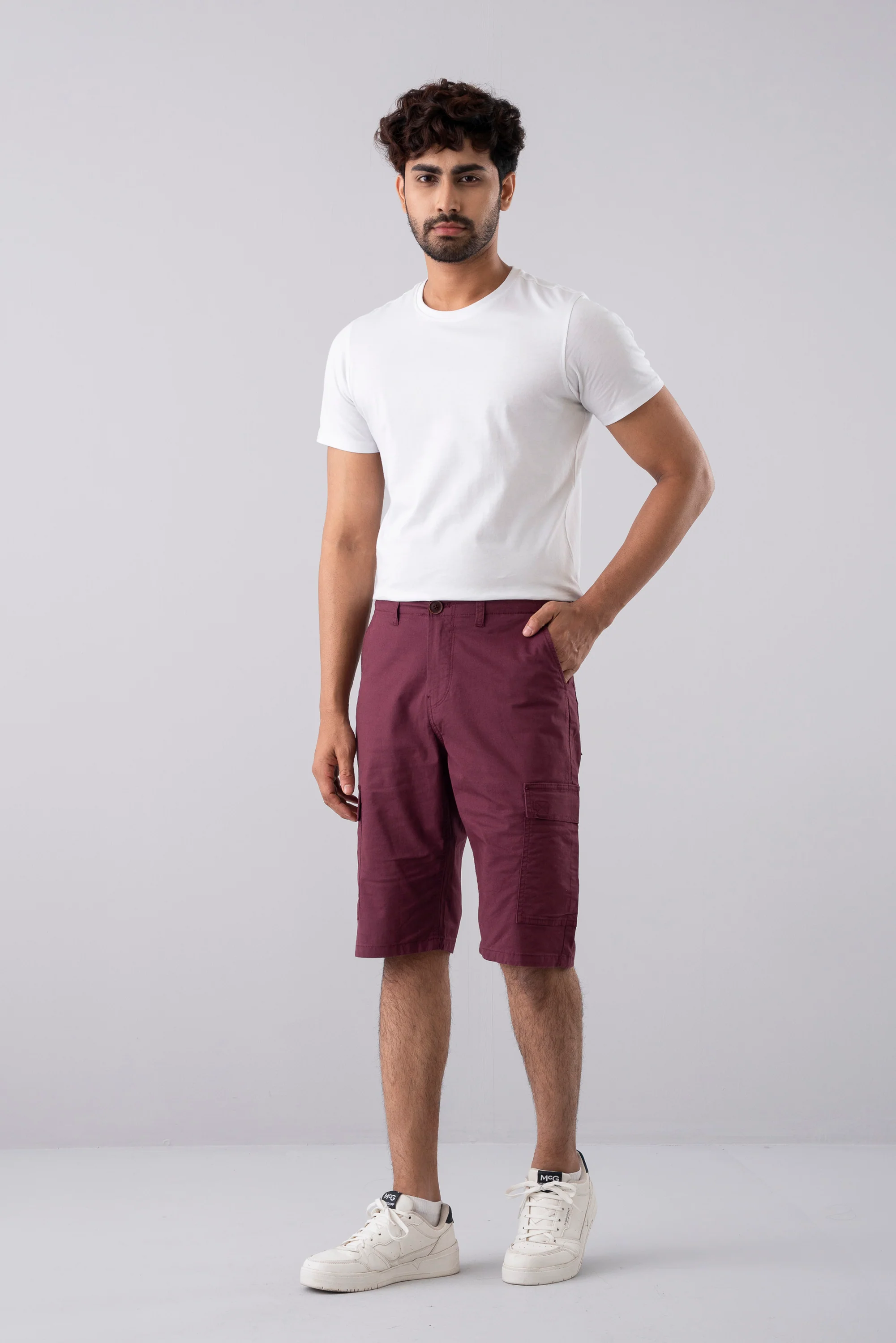 Regular Fit Solid Shorts - Image 9