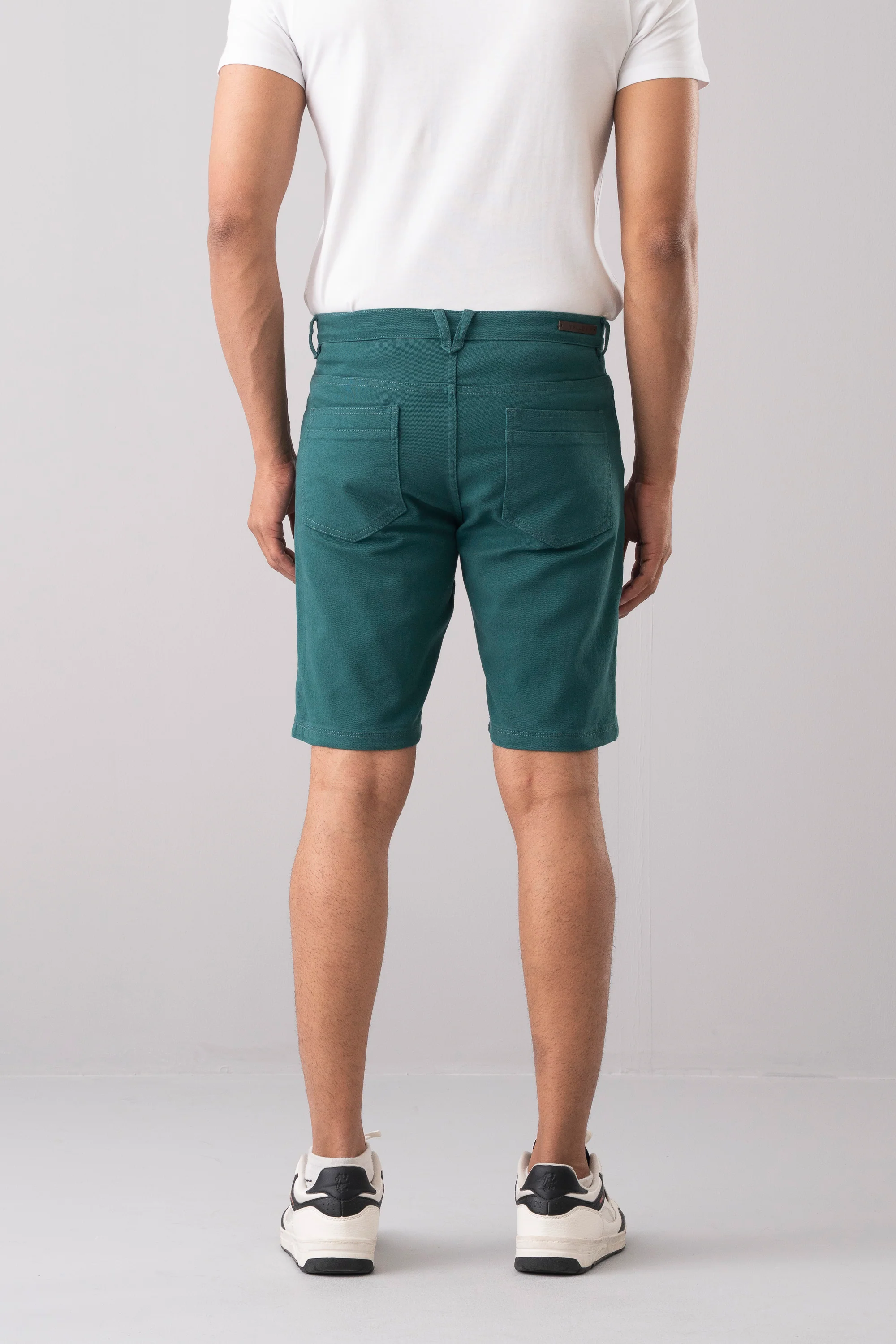 Slim Fit Solid Shorts - Image 10