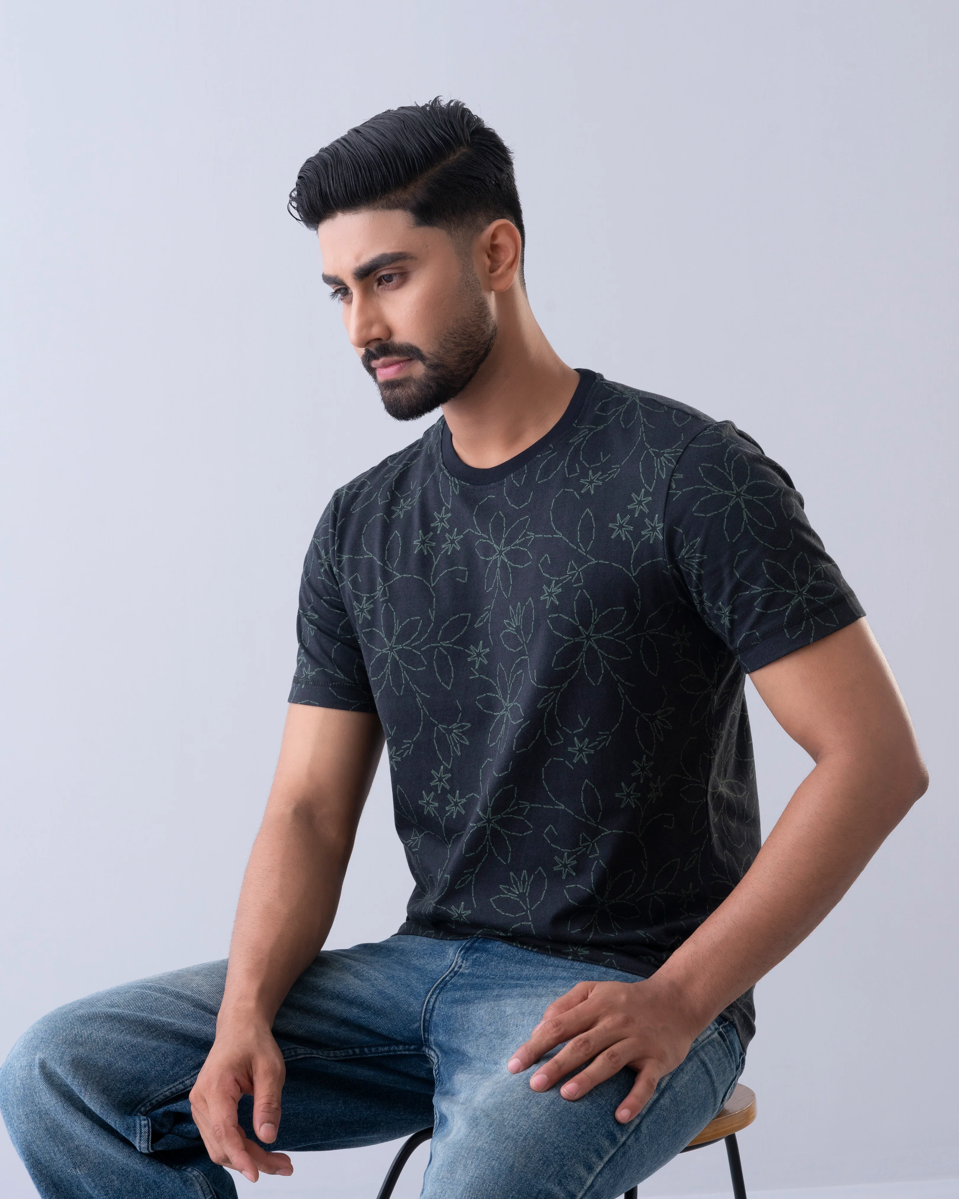 Regular Fit Printed T-Shirt - Image 6
