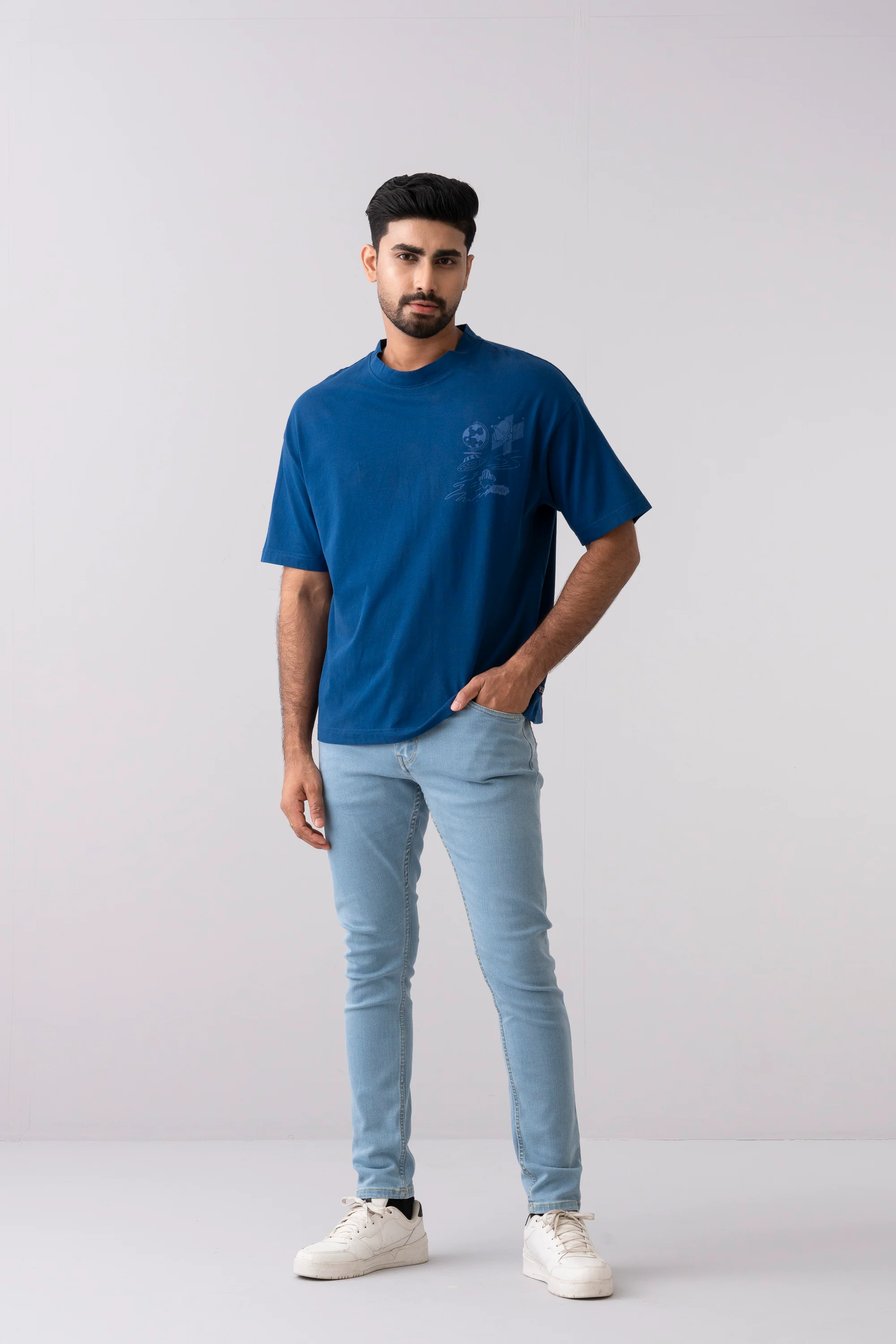 Oversized Fit Printed T-Shirt - Image 4
