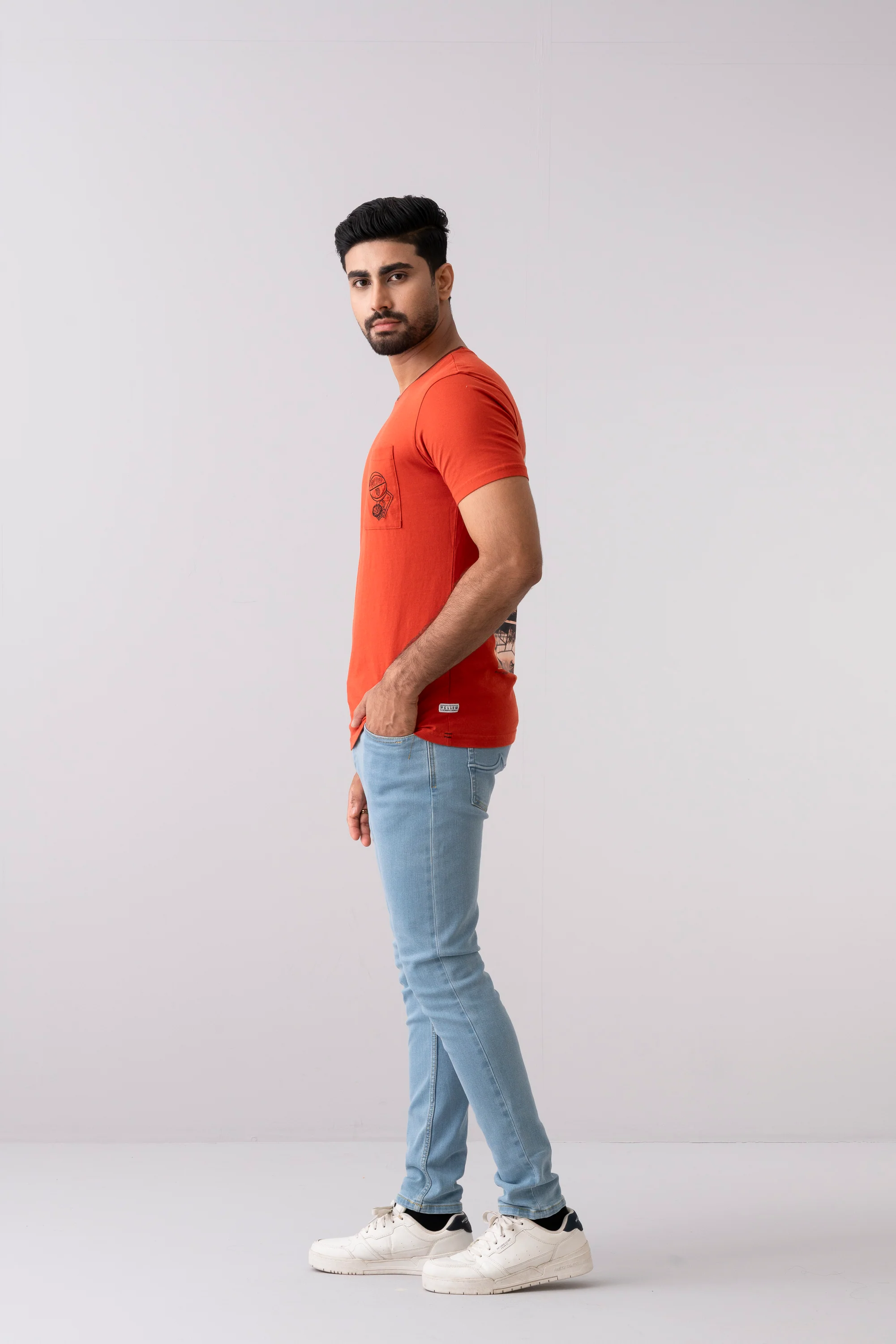 Regular Fit Printed T-Shirt - Image 4