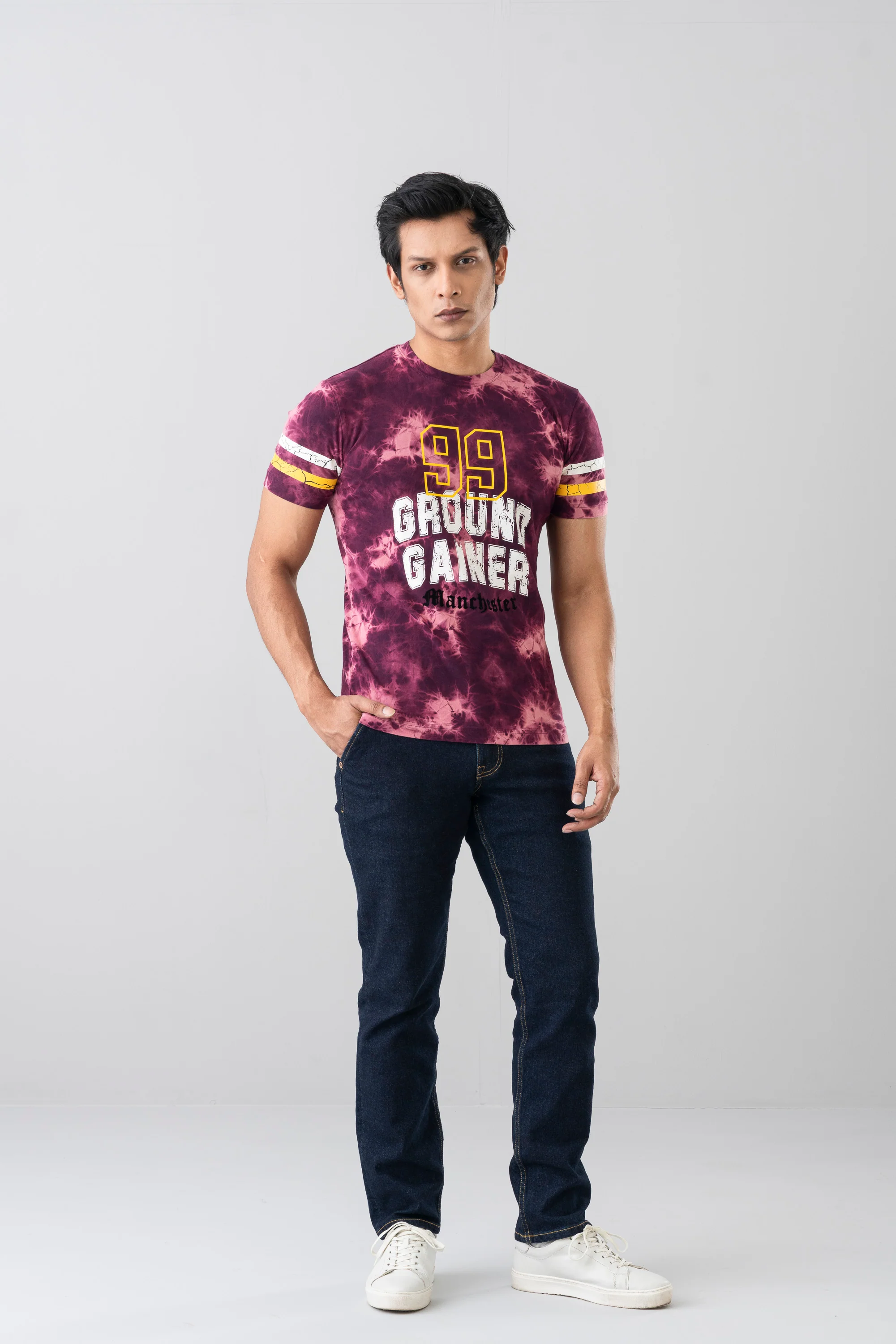 Regular Fit Tie-Dye Printed T-Shirt