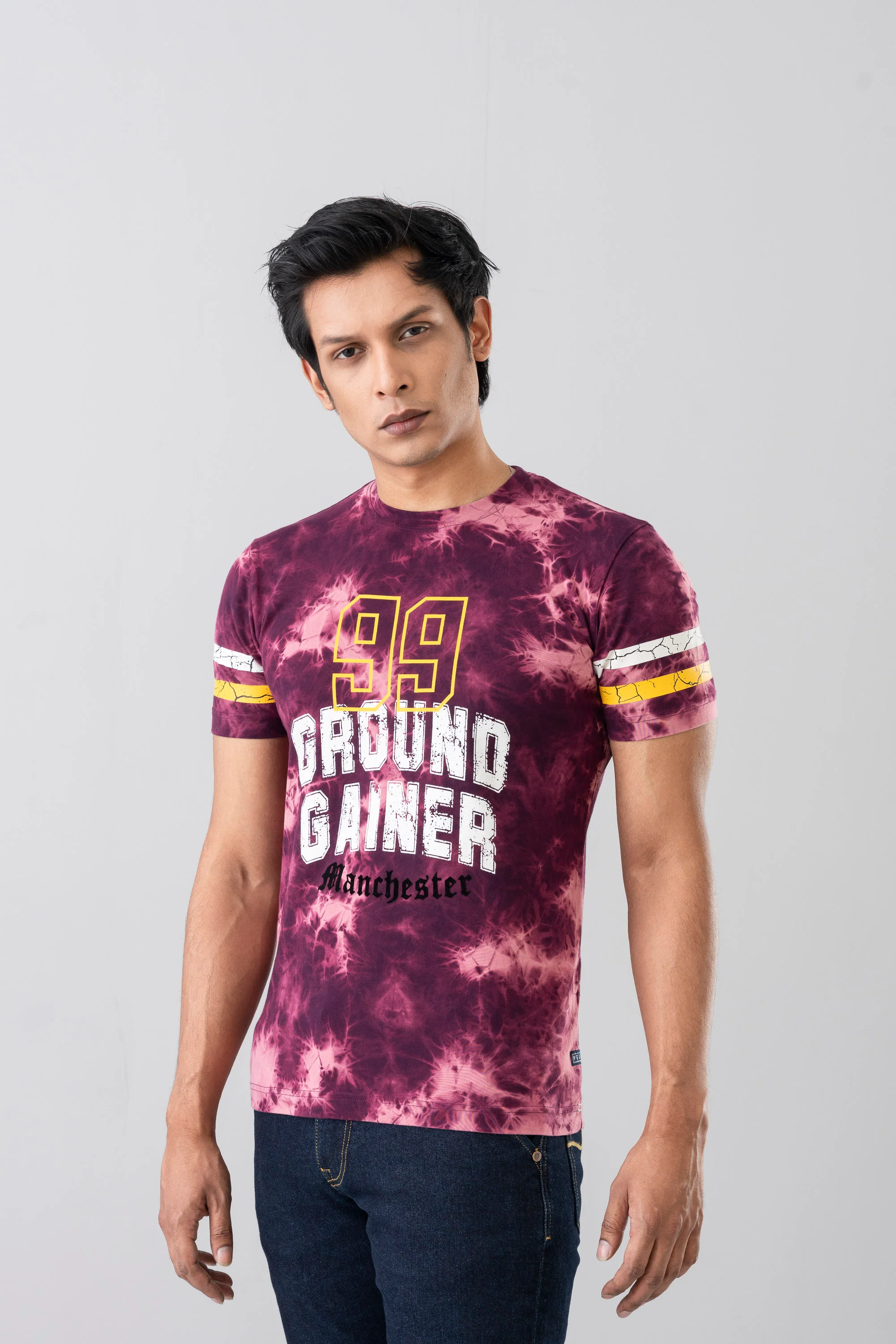 Regular Fit Tie-Dye Printed T-Shirt - Image 2