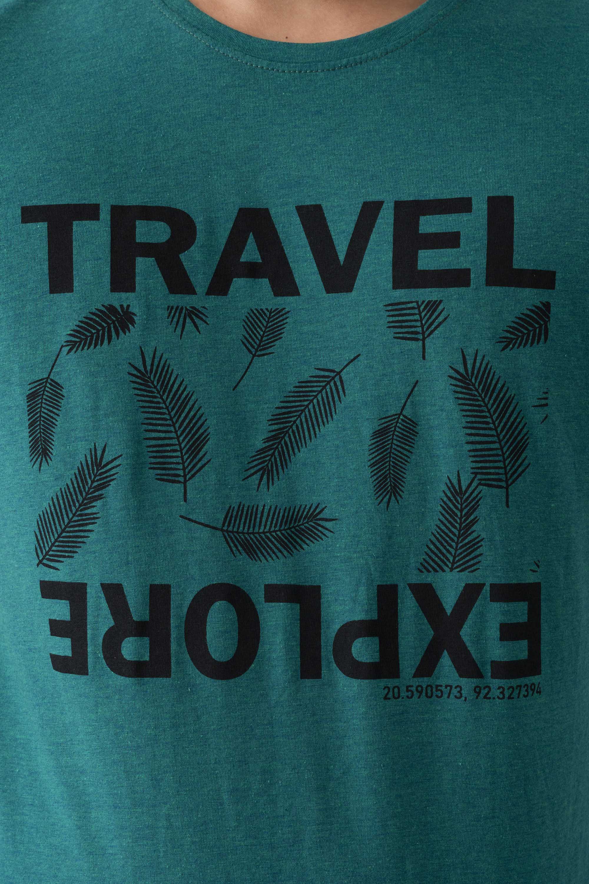 Regular Fit Printed Cotton-Poly T-Shirt - Image 5