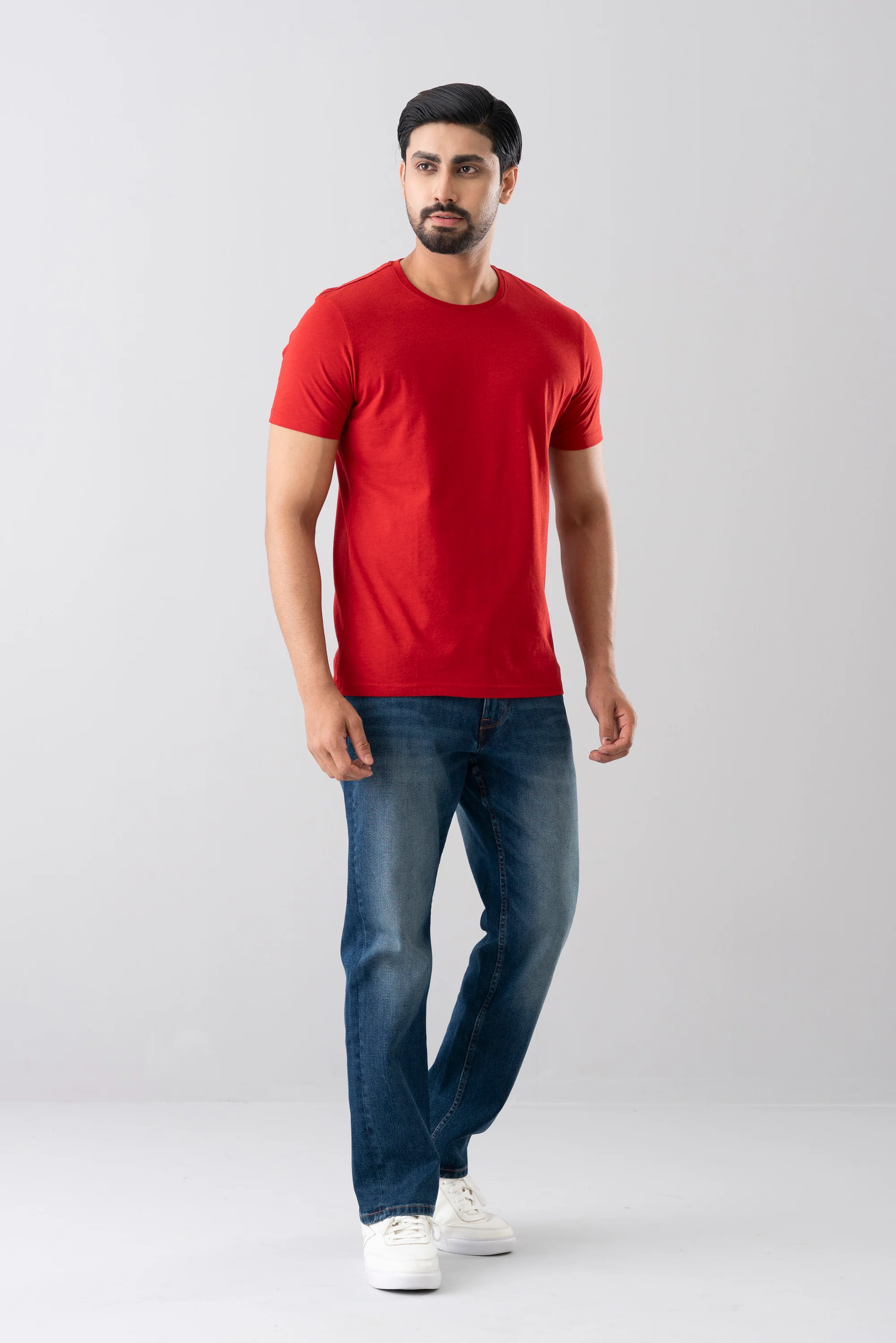 Regular Fit Solid T-Shirt - Image 13