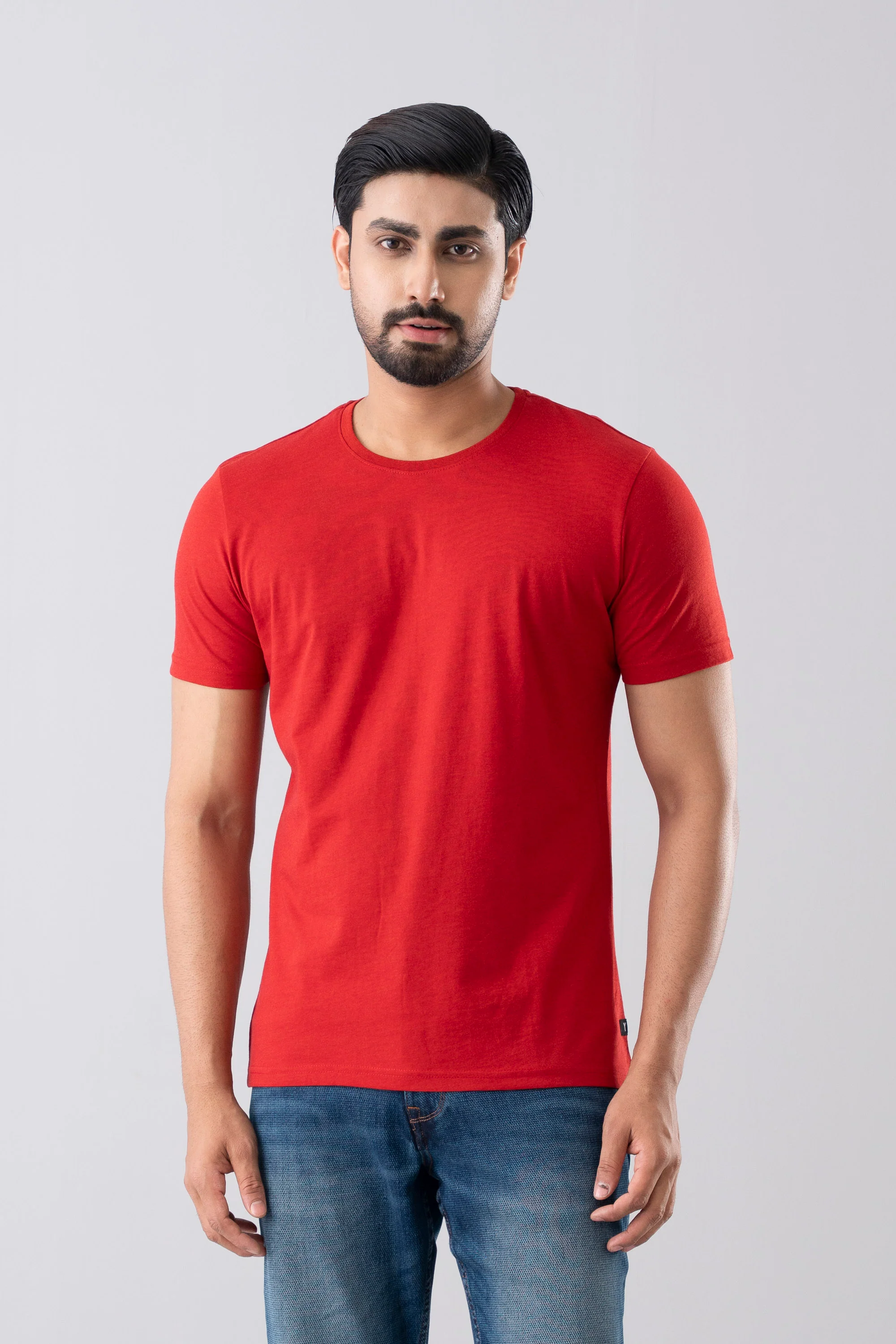 Regular Fit Solid T-Shirt - Image 14