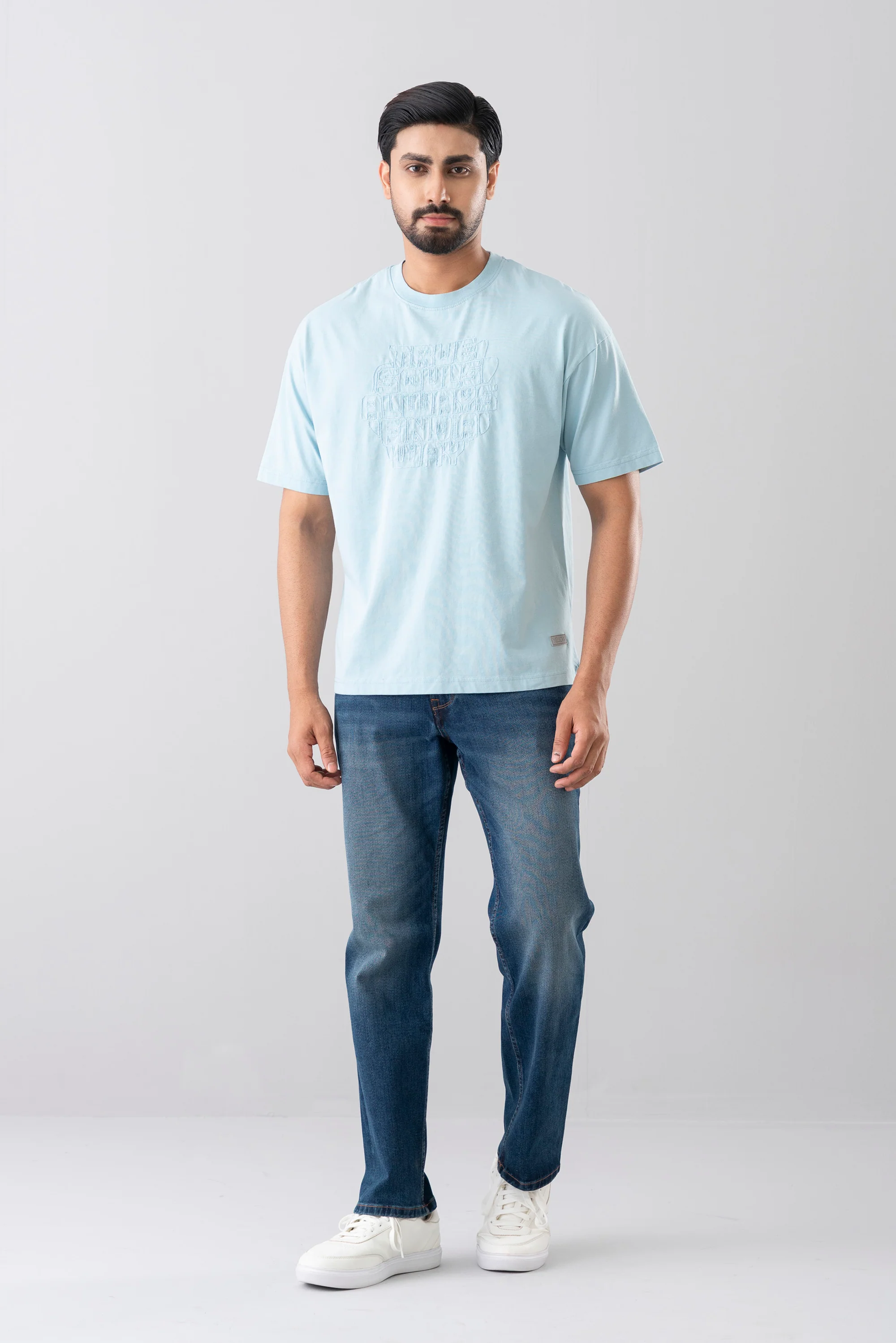 Oversized Fit Embroidered T-shirt