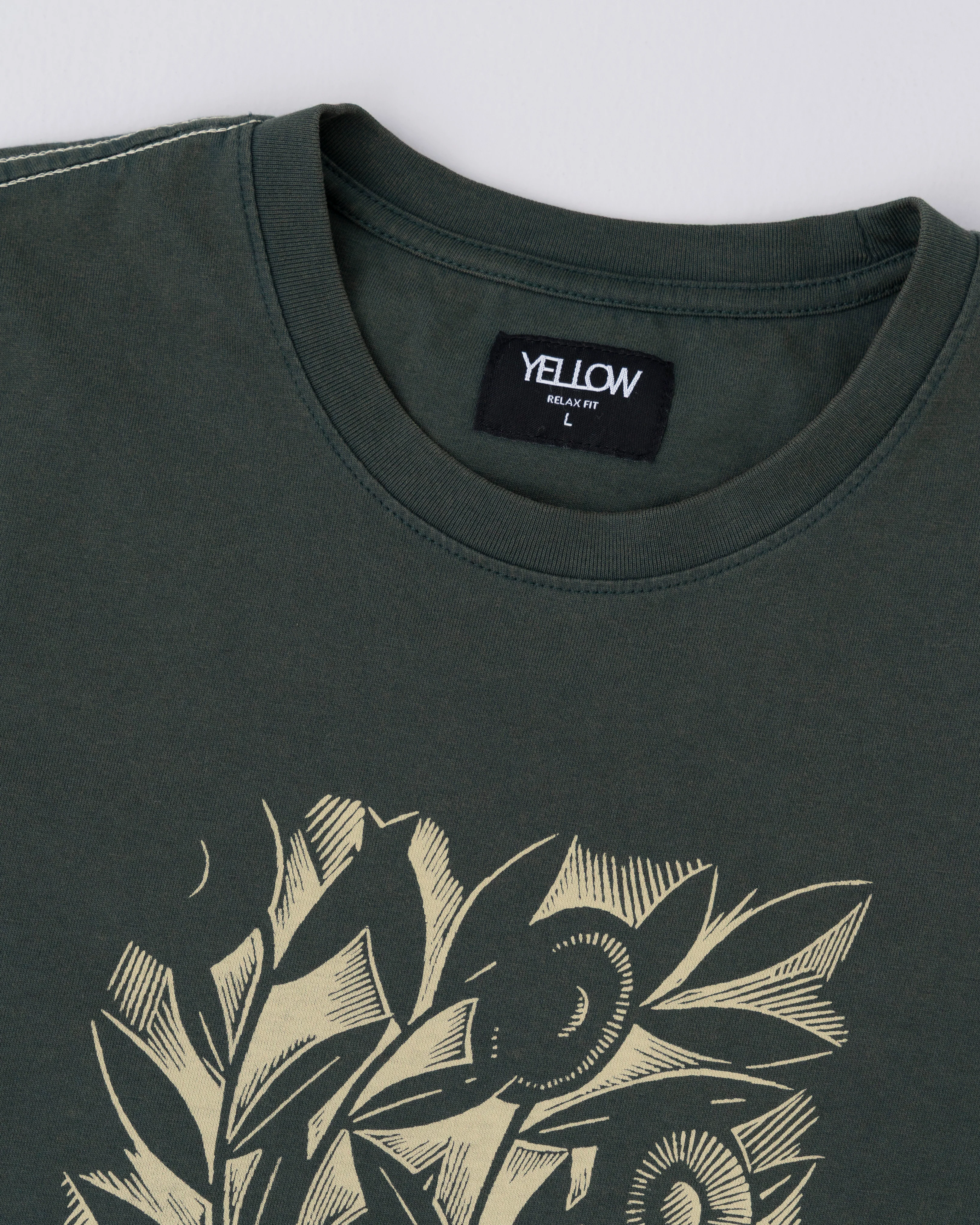 Relaxed Fit Discharge Print T-Shirt - Image 6