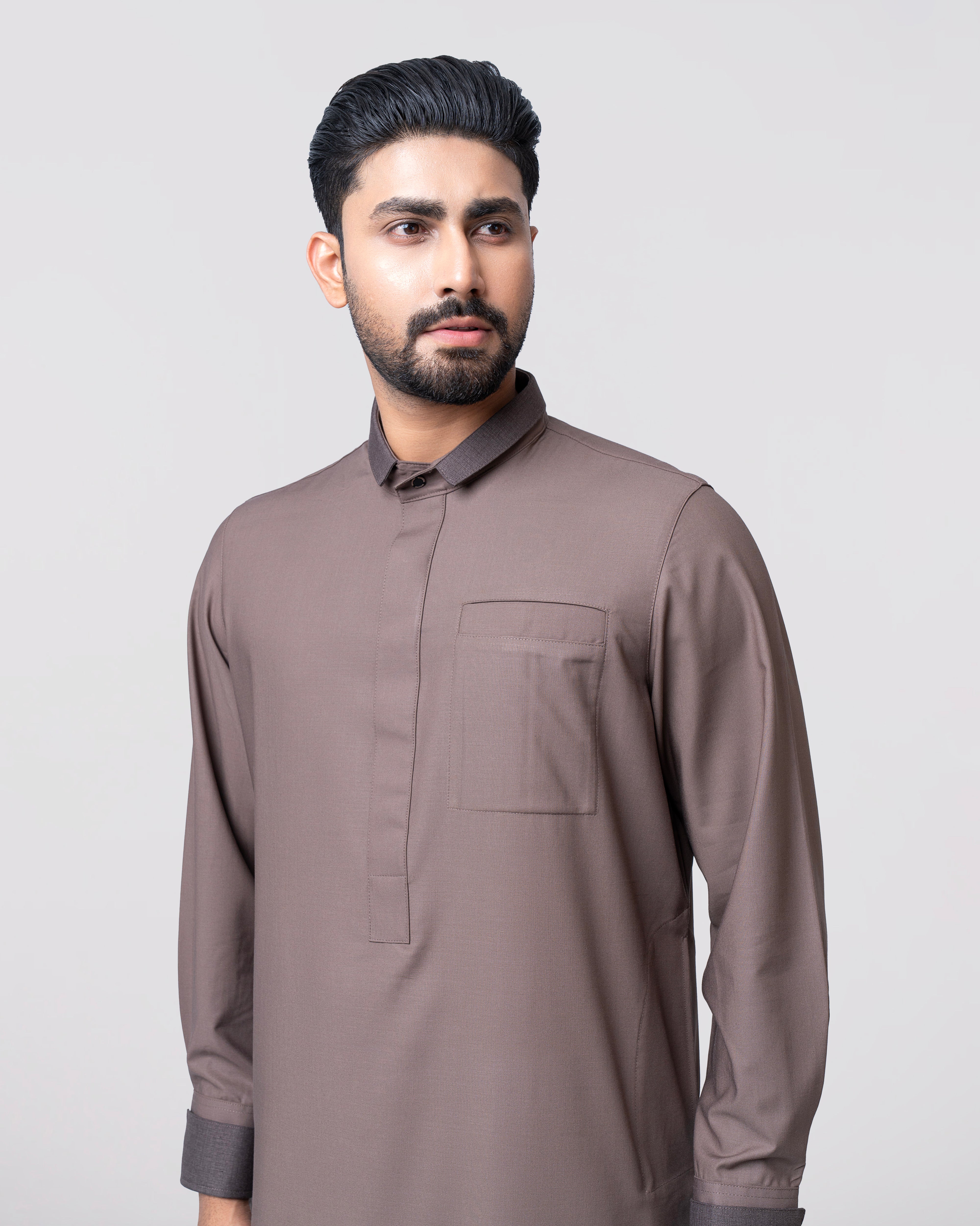 Regular Fit Blended Fabric Formal Thobe - Image 2