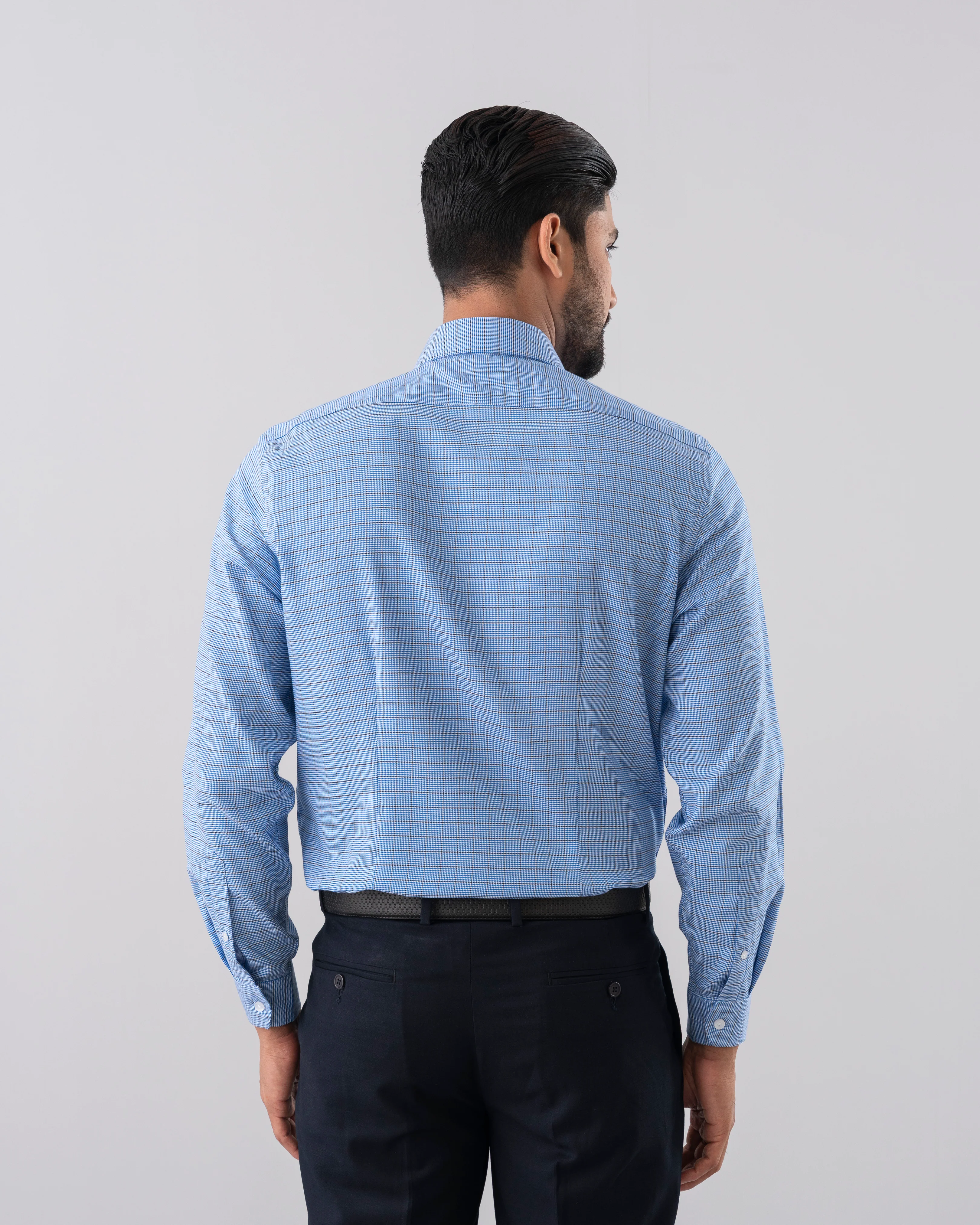 Slim Fit Dobby Weaved Templeton Formal Shirt - Image 4