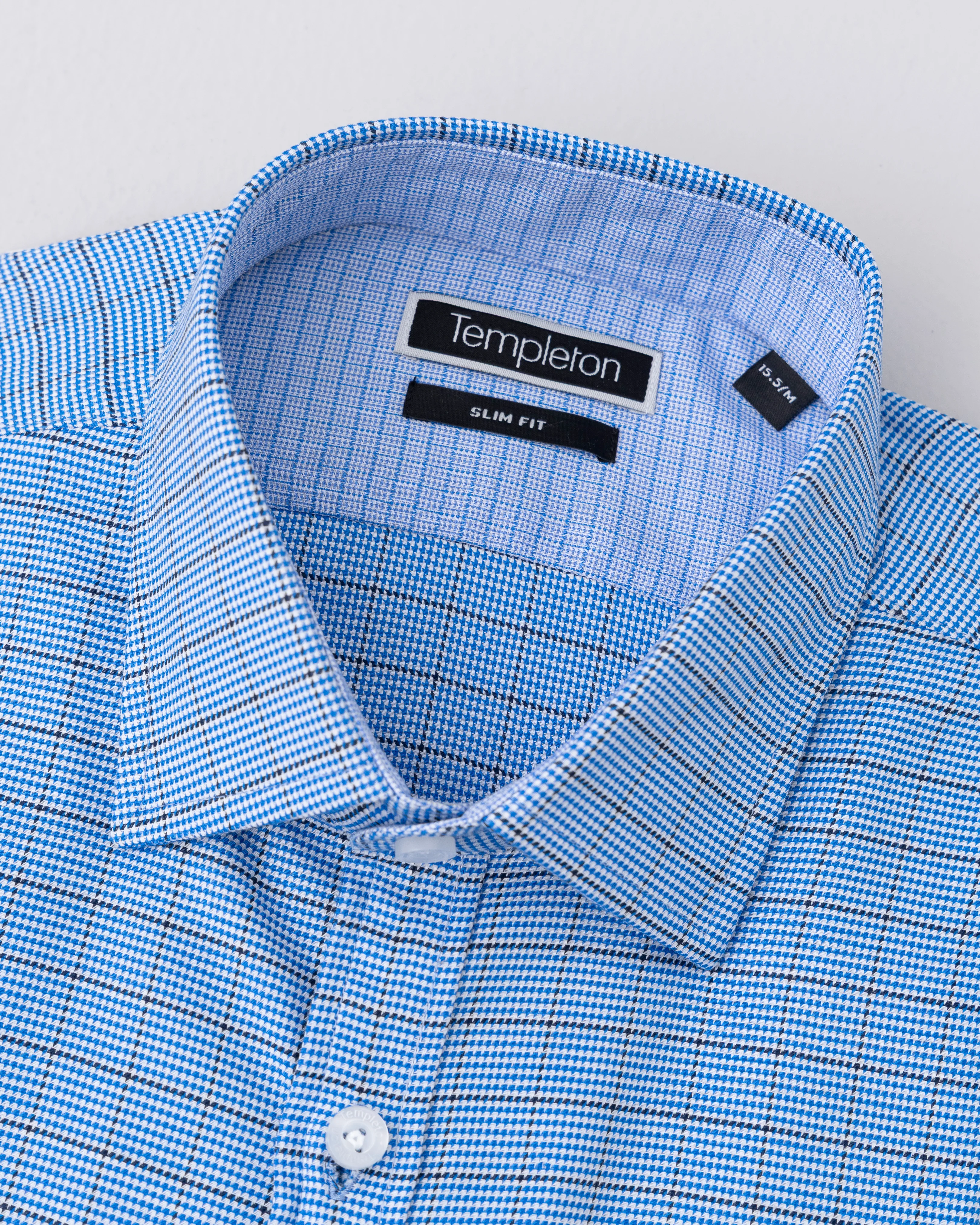 Slim Fit Dobby Weaved Templeton Formal Shirt - Image 6