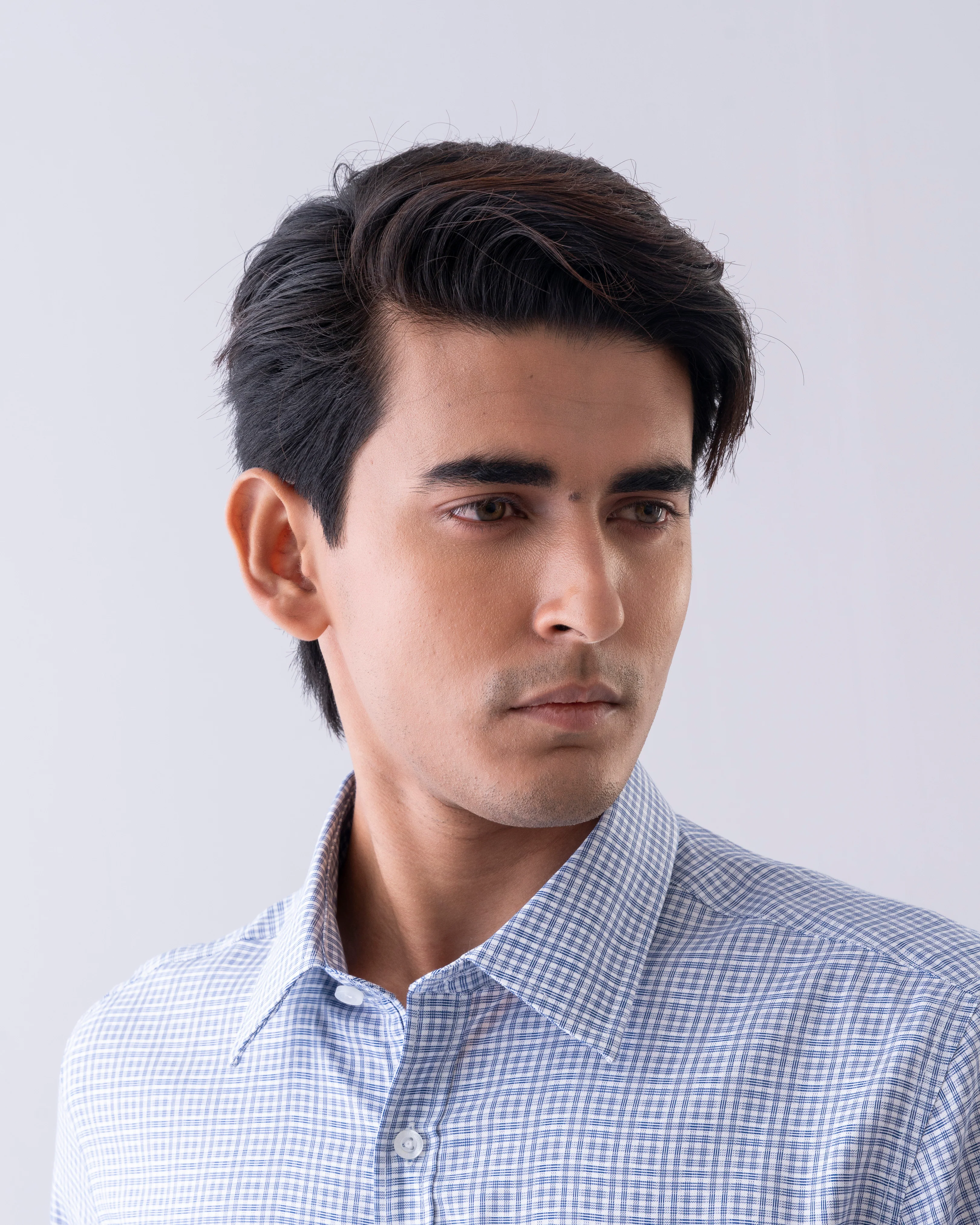 Regular Fit Micro Dobby Check Templeton Formal Shirt - Image 5
