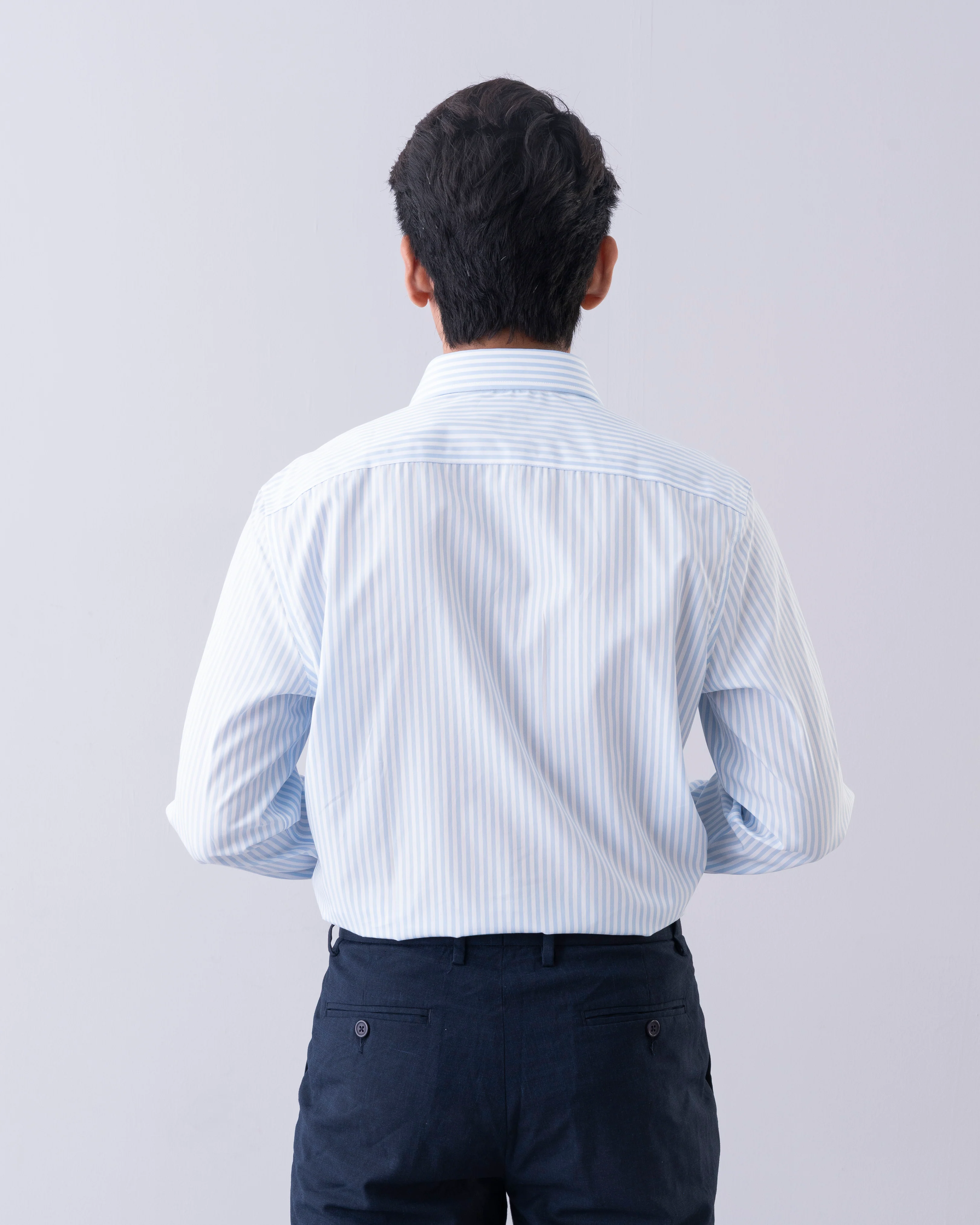 Regular Fit Bengal Stripe Templeton Formal Shirt - Image 5