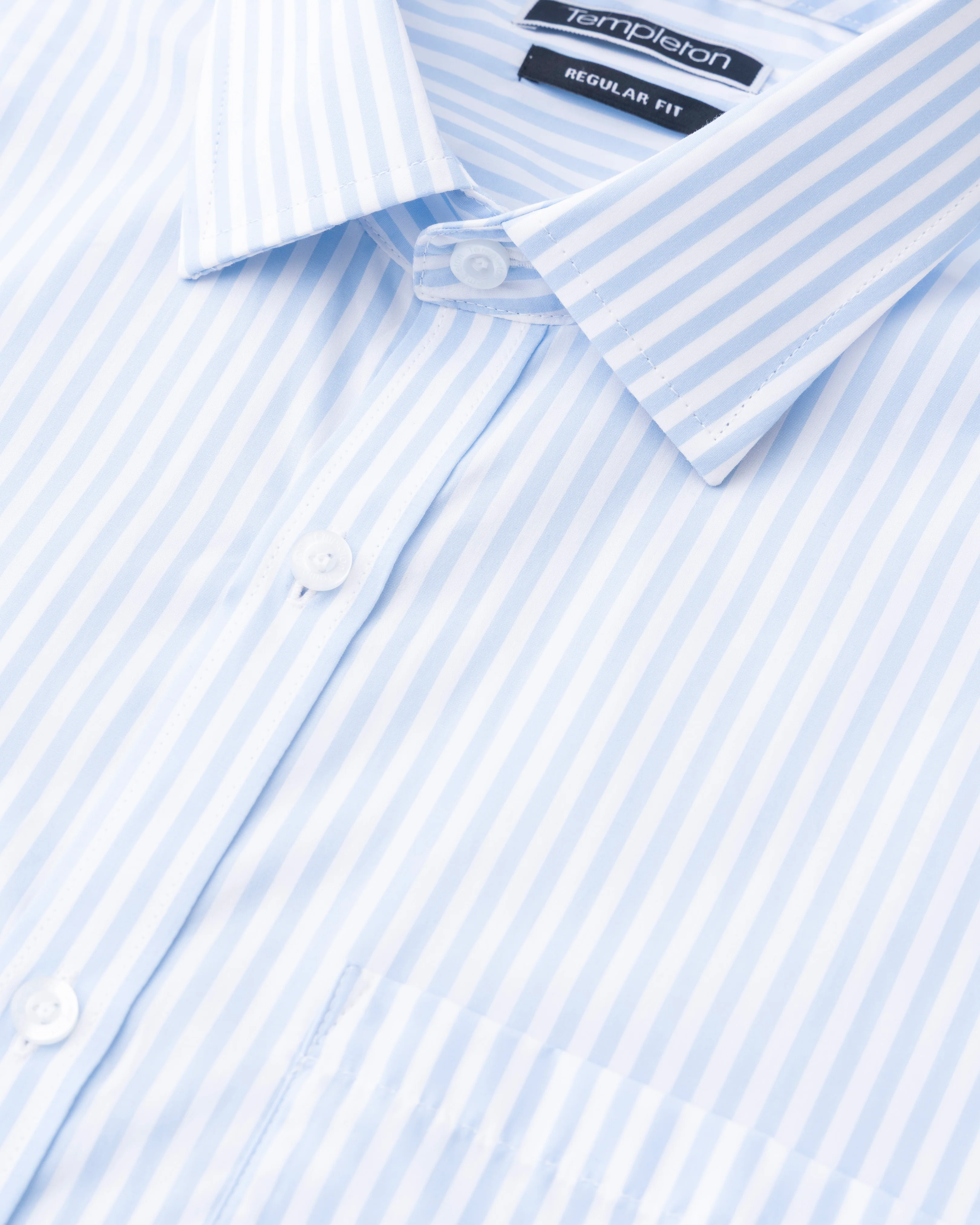 Regular Fit Bengal Stripe Templeton Formal Shirt - Image 6
