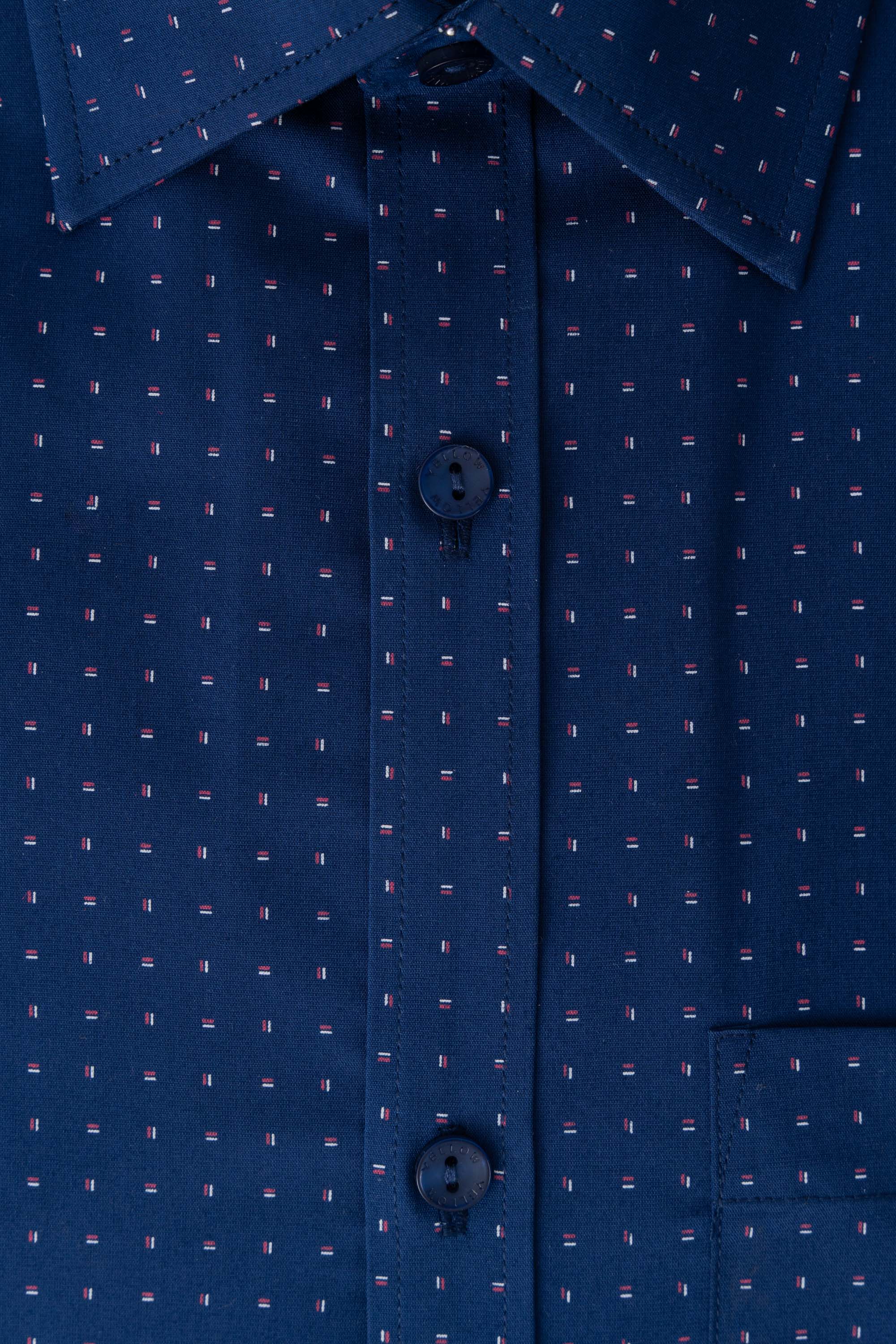 Regular Fit Micro-Checkered Ultra Formal Shirt - Image 7