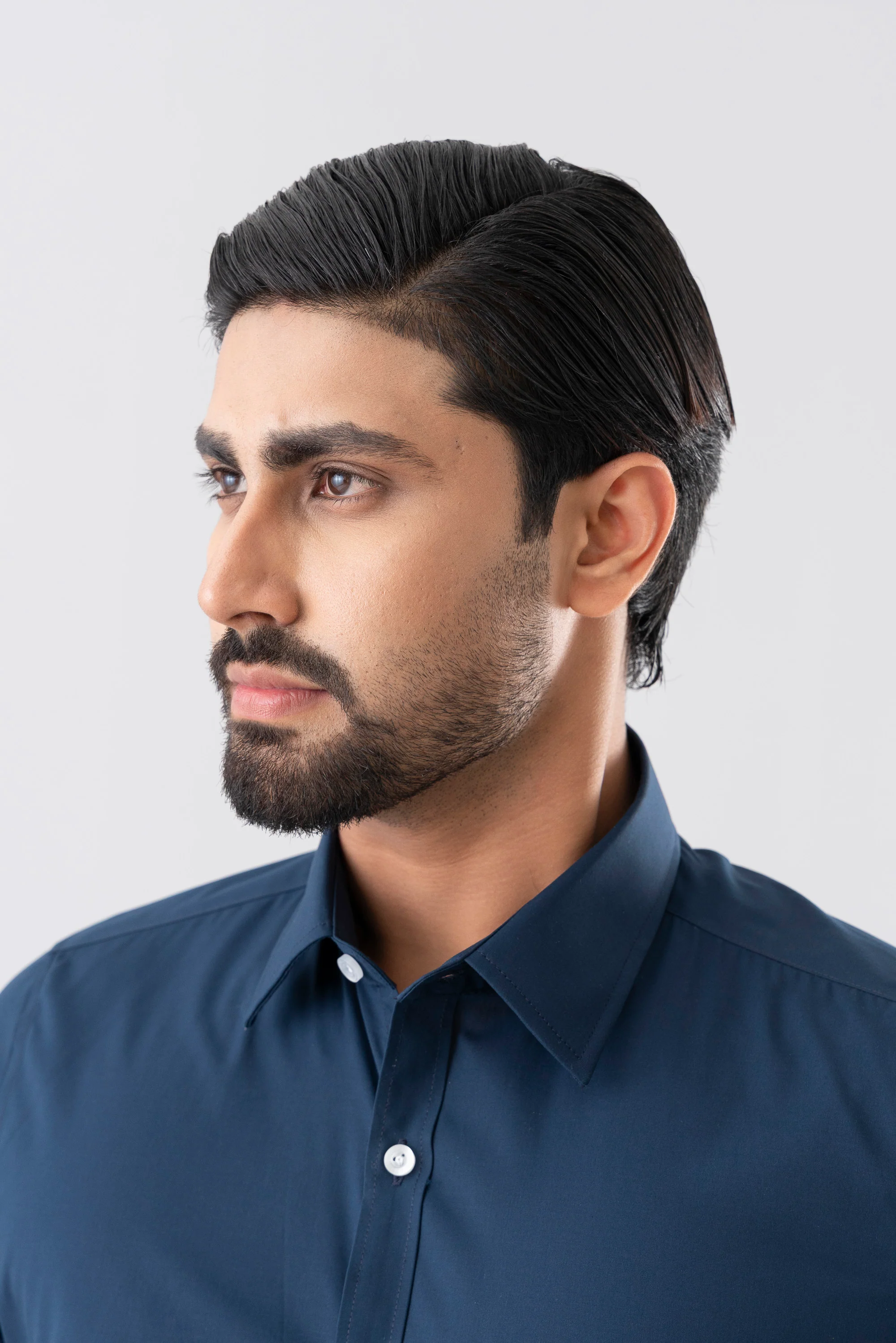 Regular Fit Solid Dyed Poplin Templeton Formal Shirt - Image 5