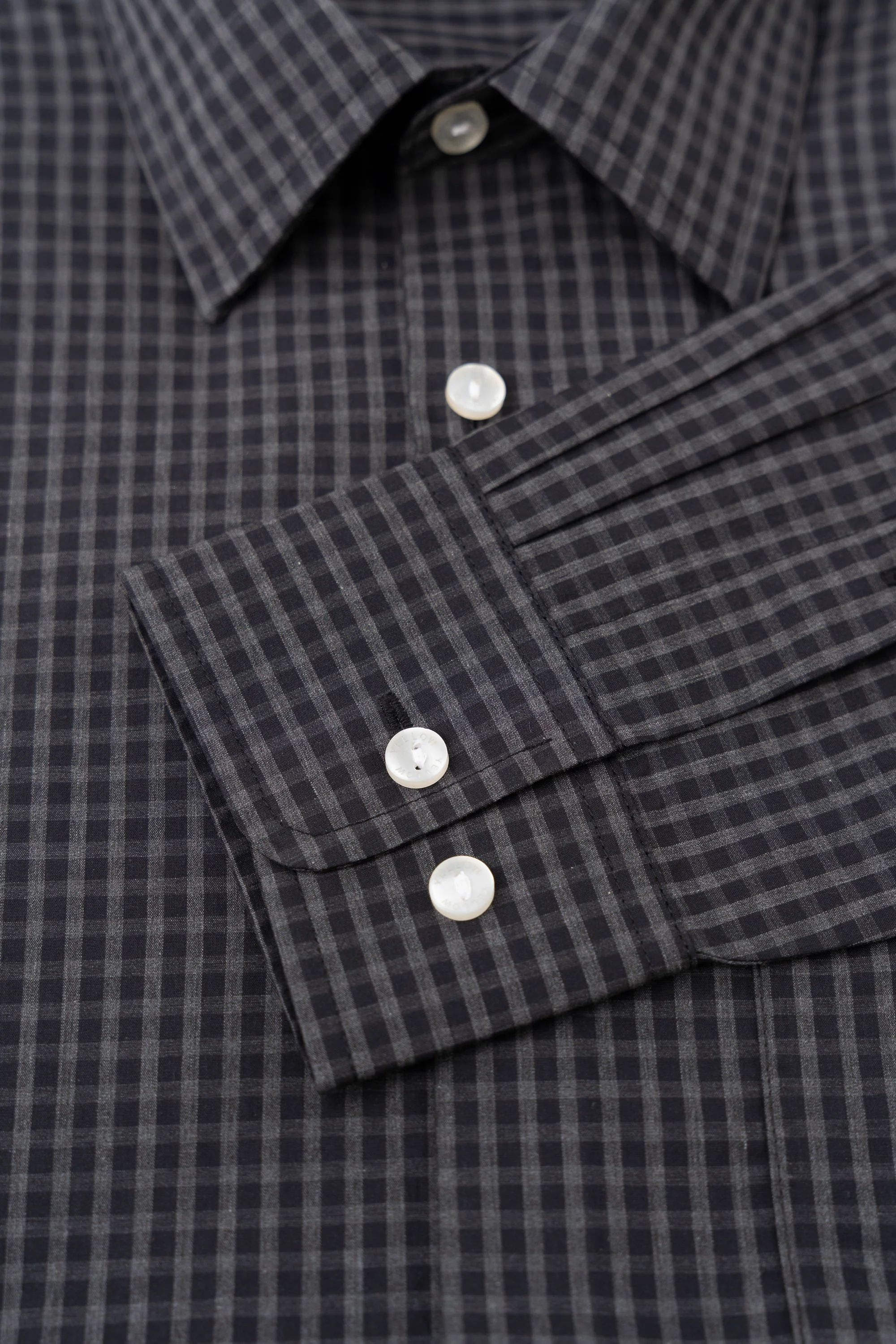 Regular Fit Subtle Gingham Check Formal Shirt - Image 6