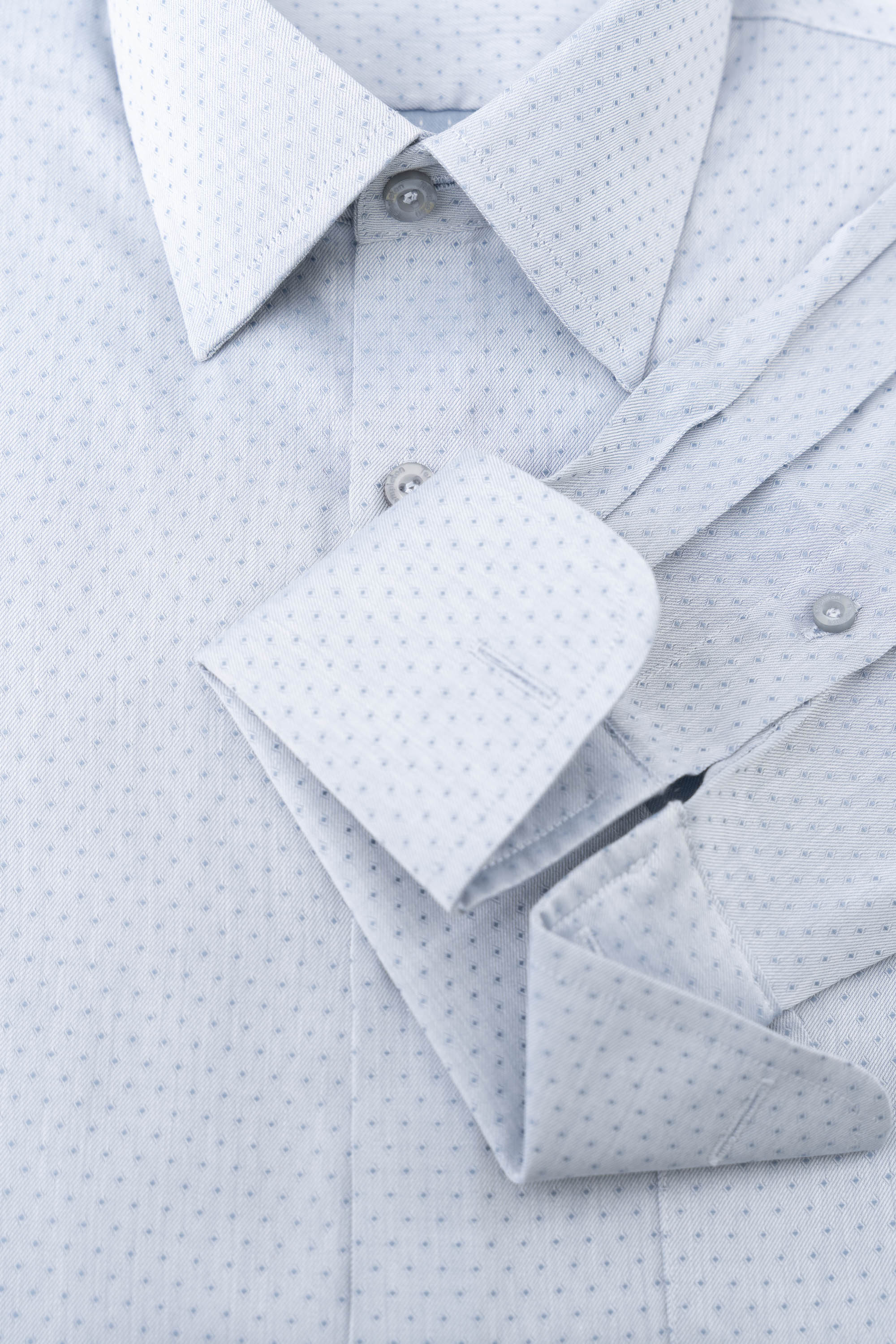 Regular Fit Dobby Textured Templeton Formal Shirt - Image 5