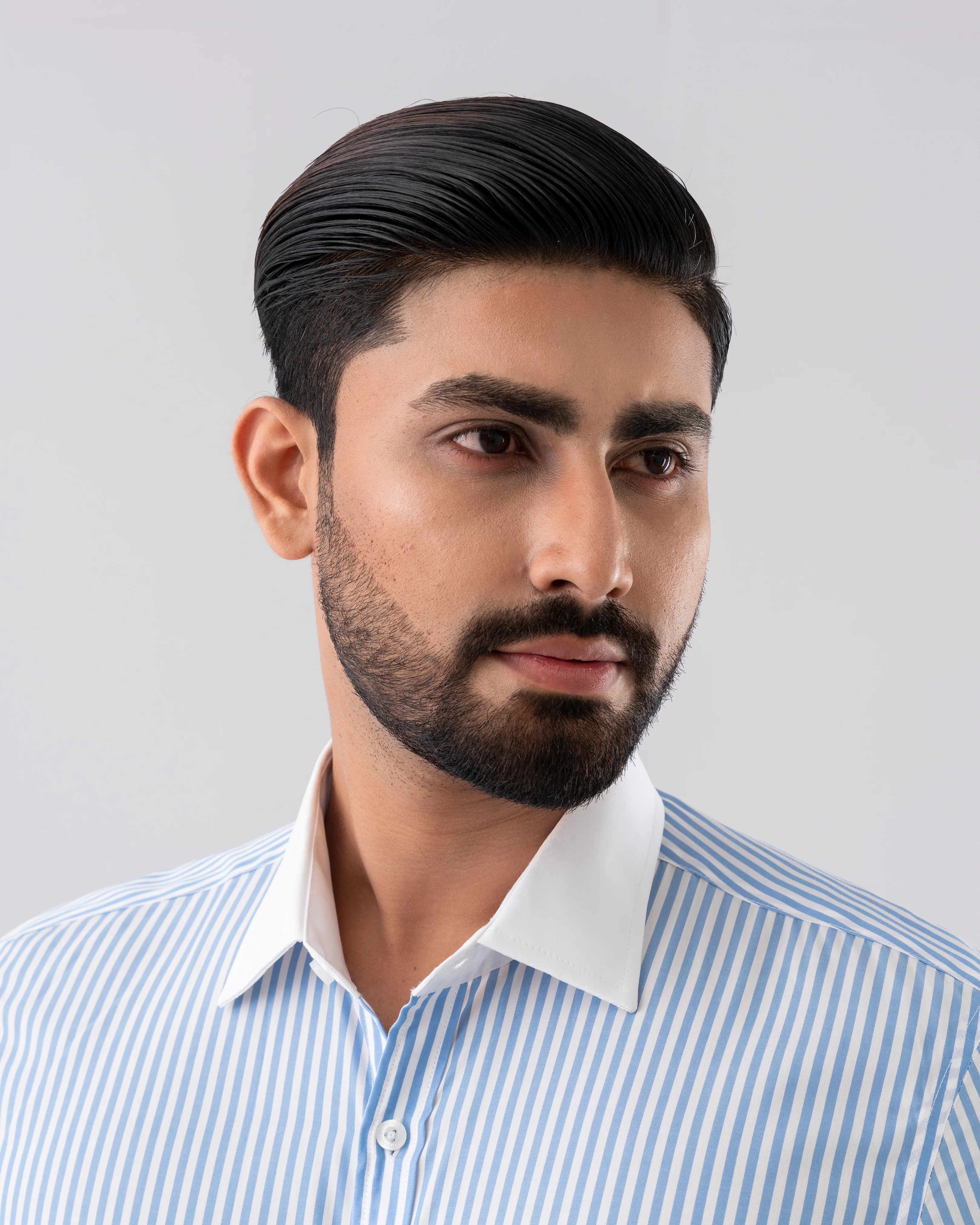 Regular Fit Bengal Stripe Templeton Formal Shirt - Image 5