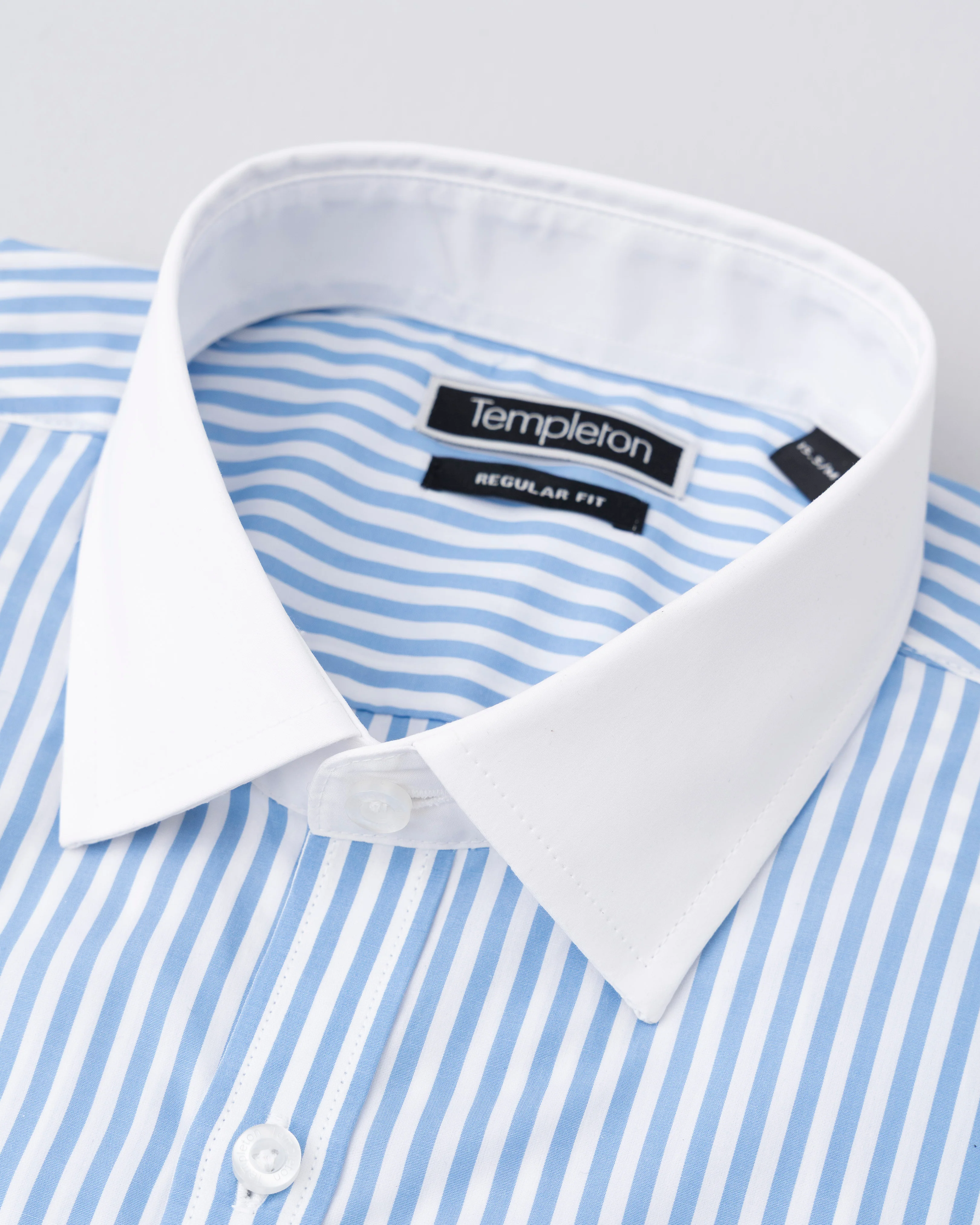 Regular Fit Bengal Stripe Templeton Formal Shirt - Image 6