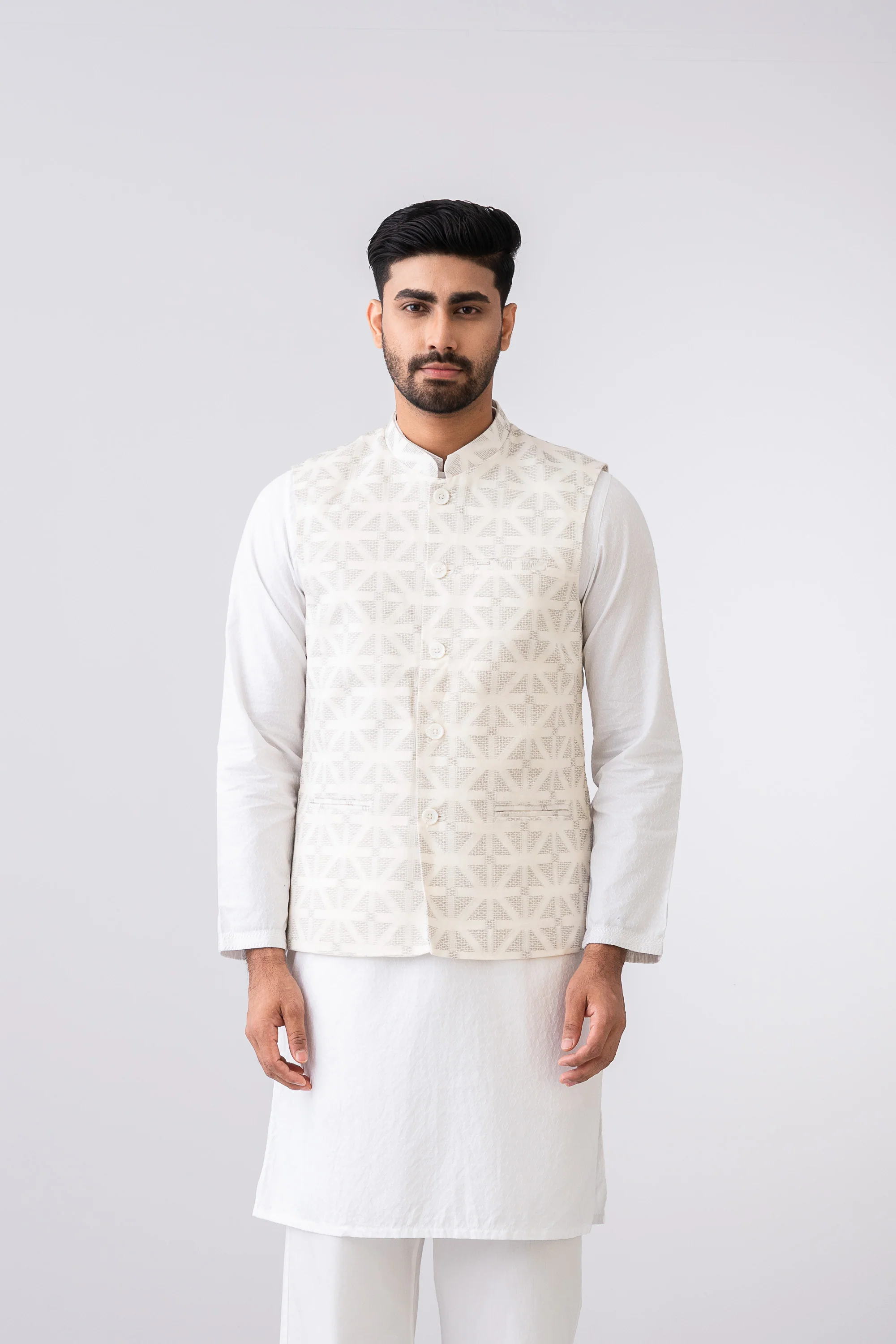 Regular Fit Semi-Formal Waistcoat - Image 2