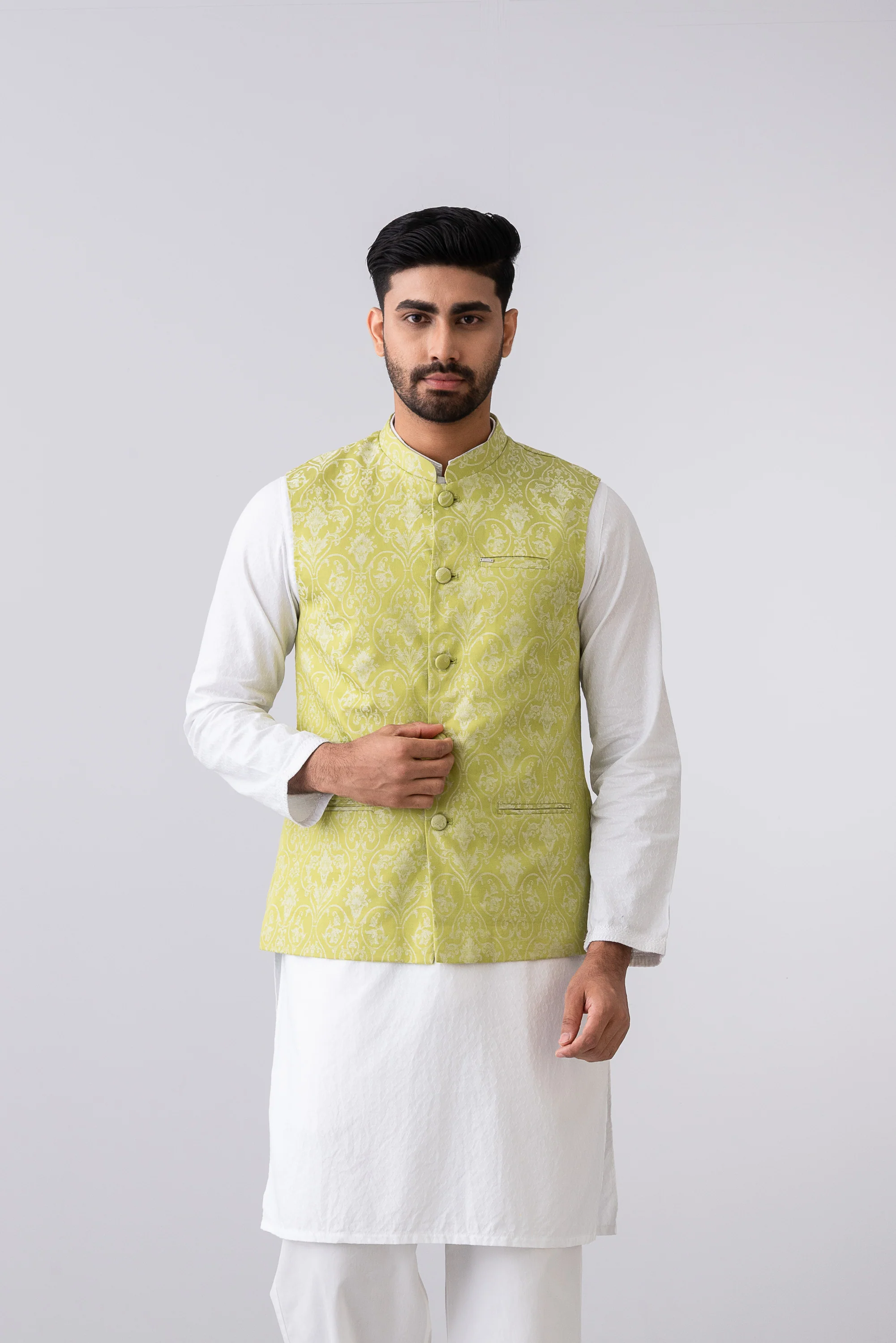 Regular Fit Semi-Formal Waistcoat - Image 2