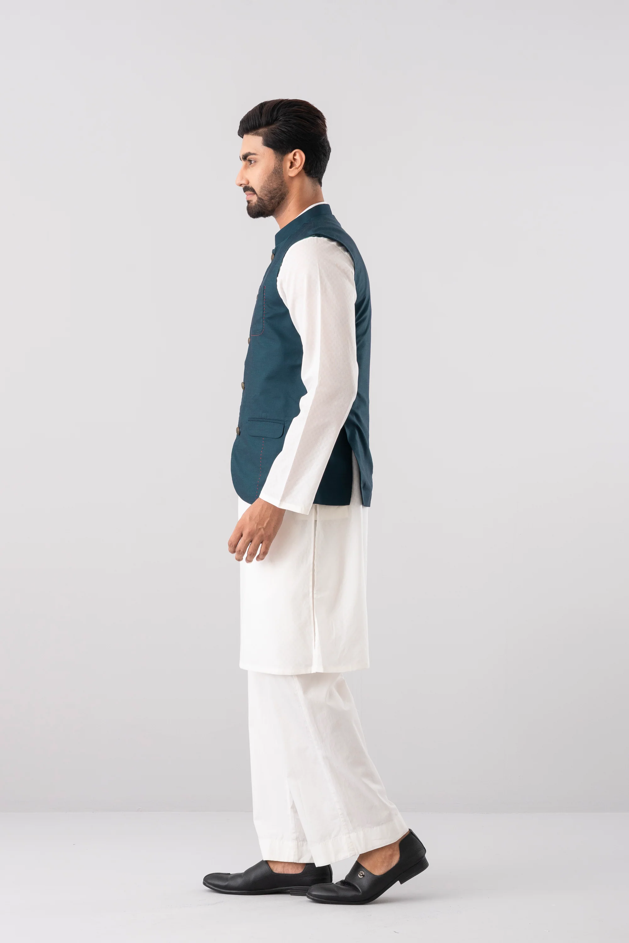 Regular Fit Semi-Formal Waistcoat - Image 10
