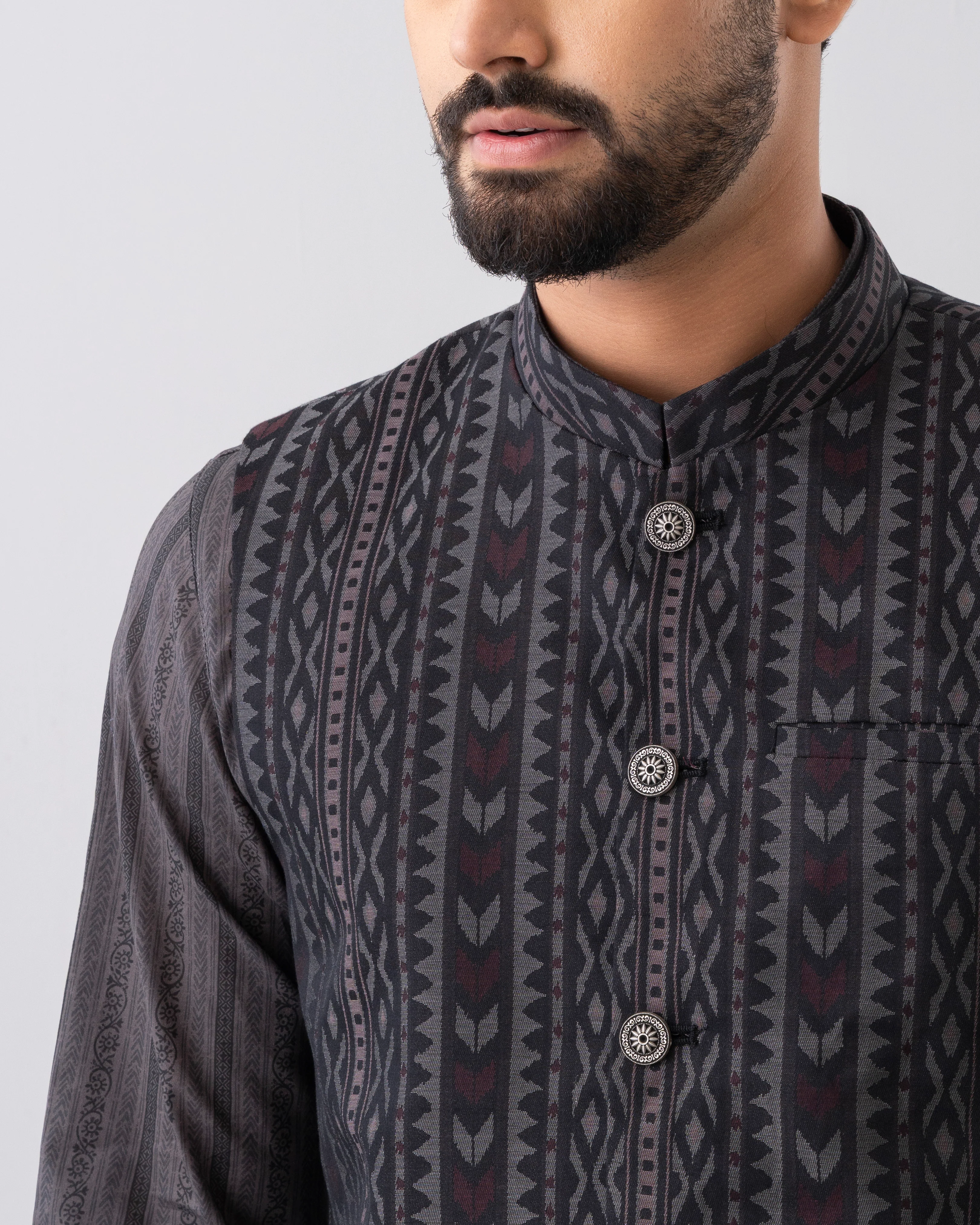 Regular Fit Semi-Formal Waistcoat - Image 4