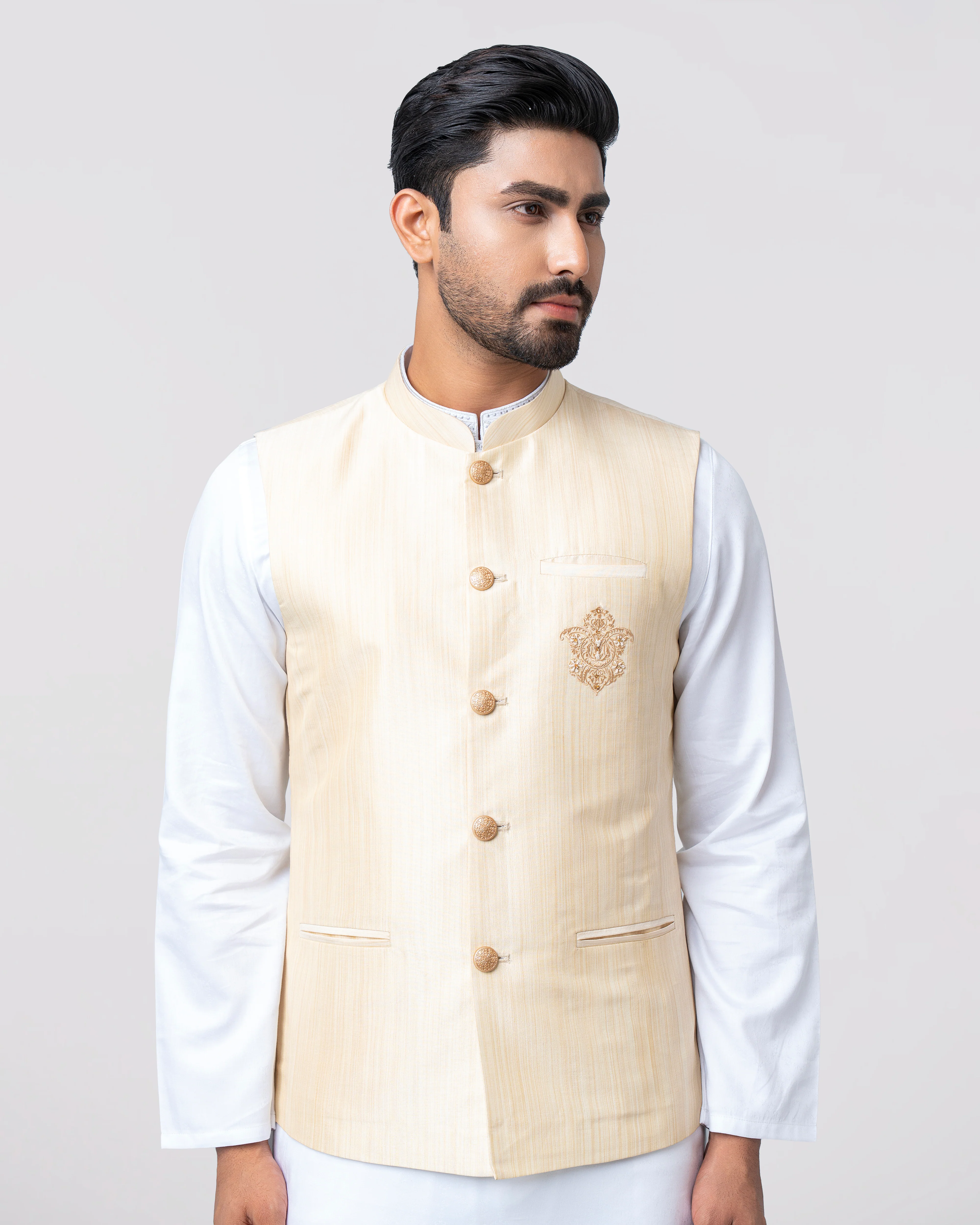 Regular Fit Semi-Formal Waistcoat - Image 2