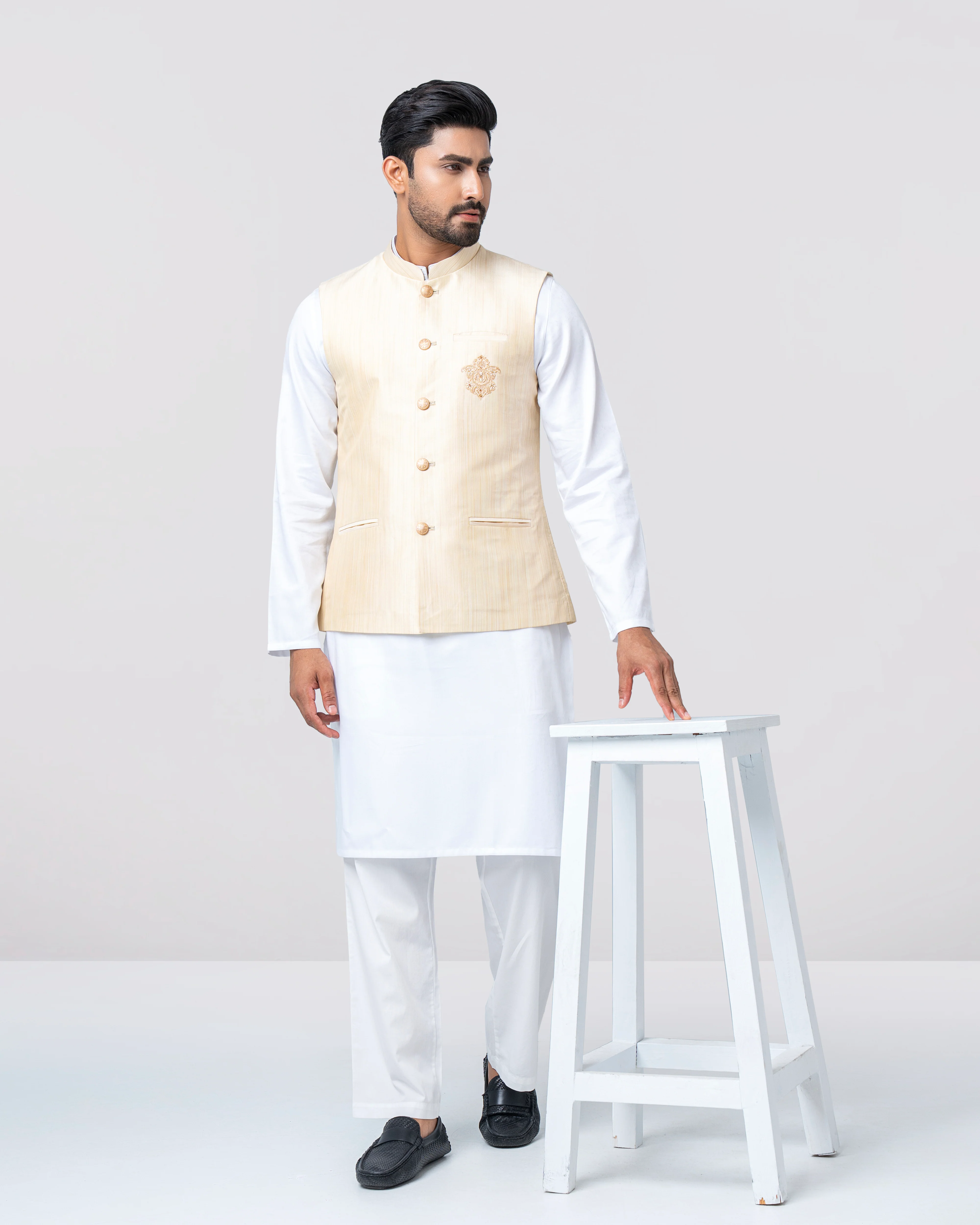 Regular Fit Semi-Formal Waistcoat - Image 7