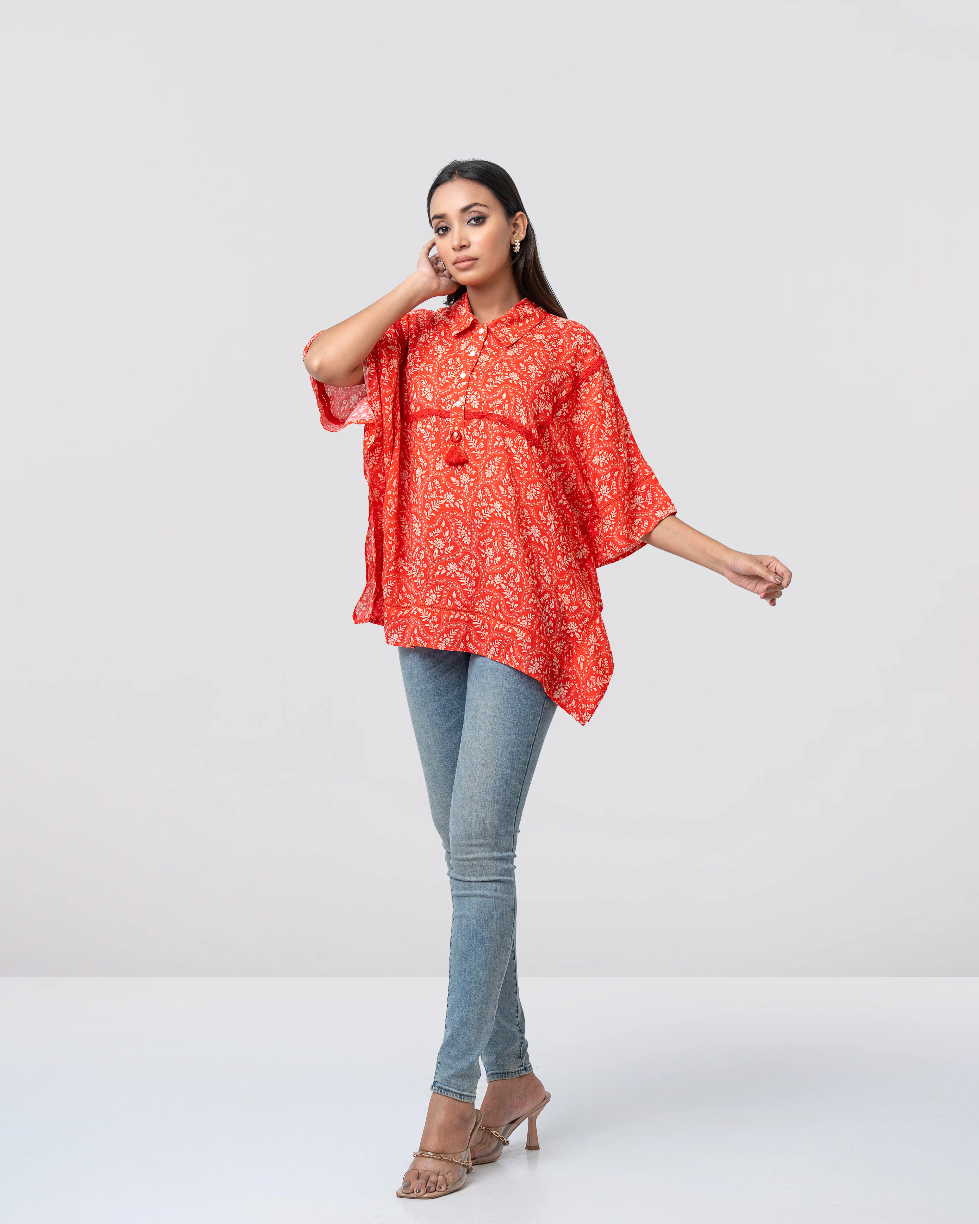 Regular Fit All Over Printed Top – Mystika - Image 2