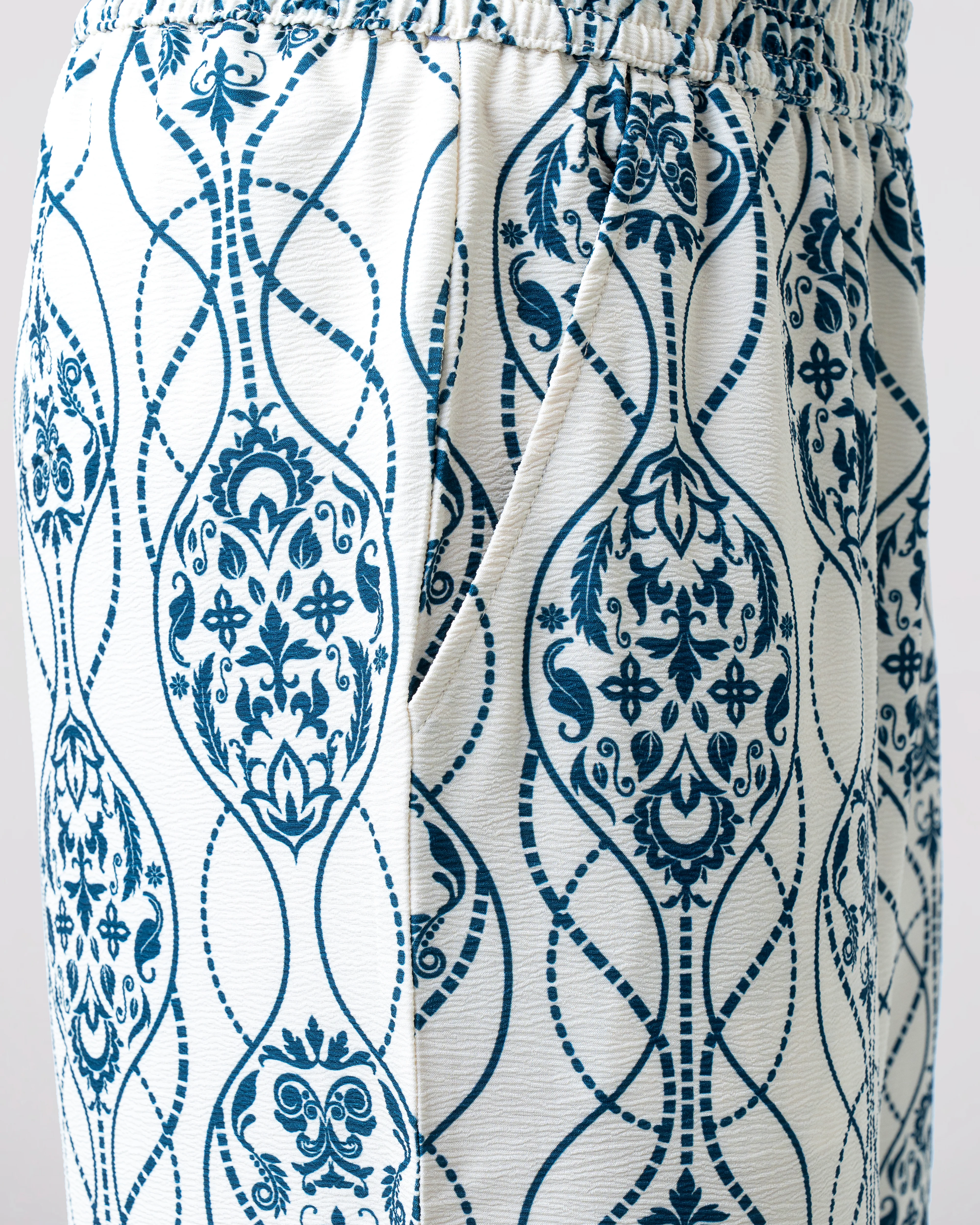 Regular Fit Printed Pant-Mystika - Image 7