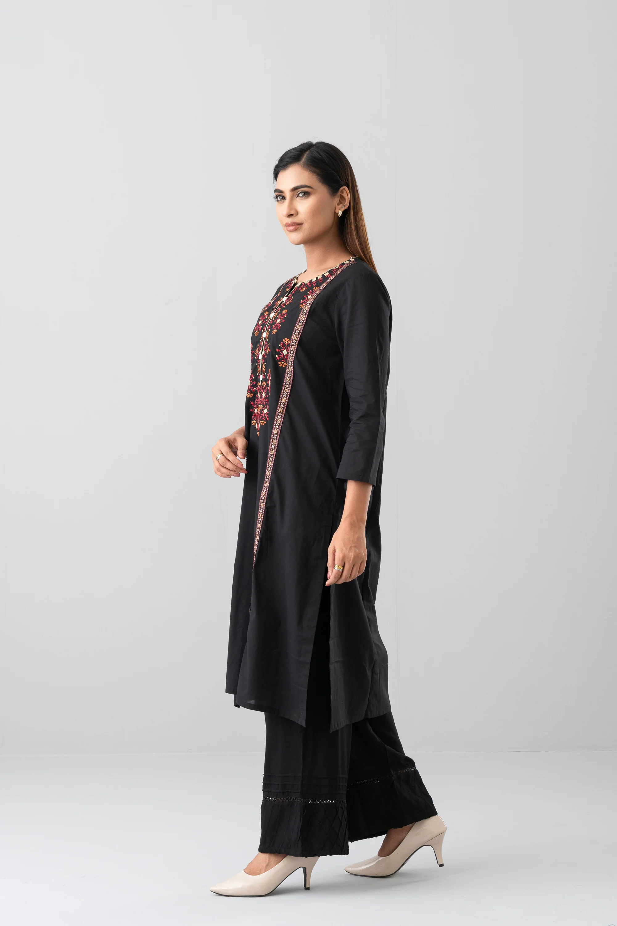 Smart Fit Pintuck-Detailed Palazzo - Mystika - Image 8