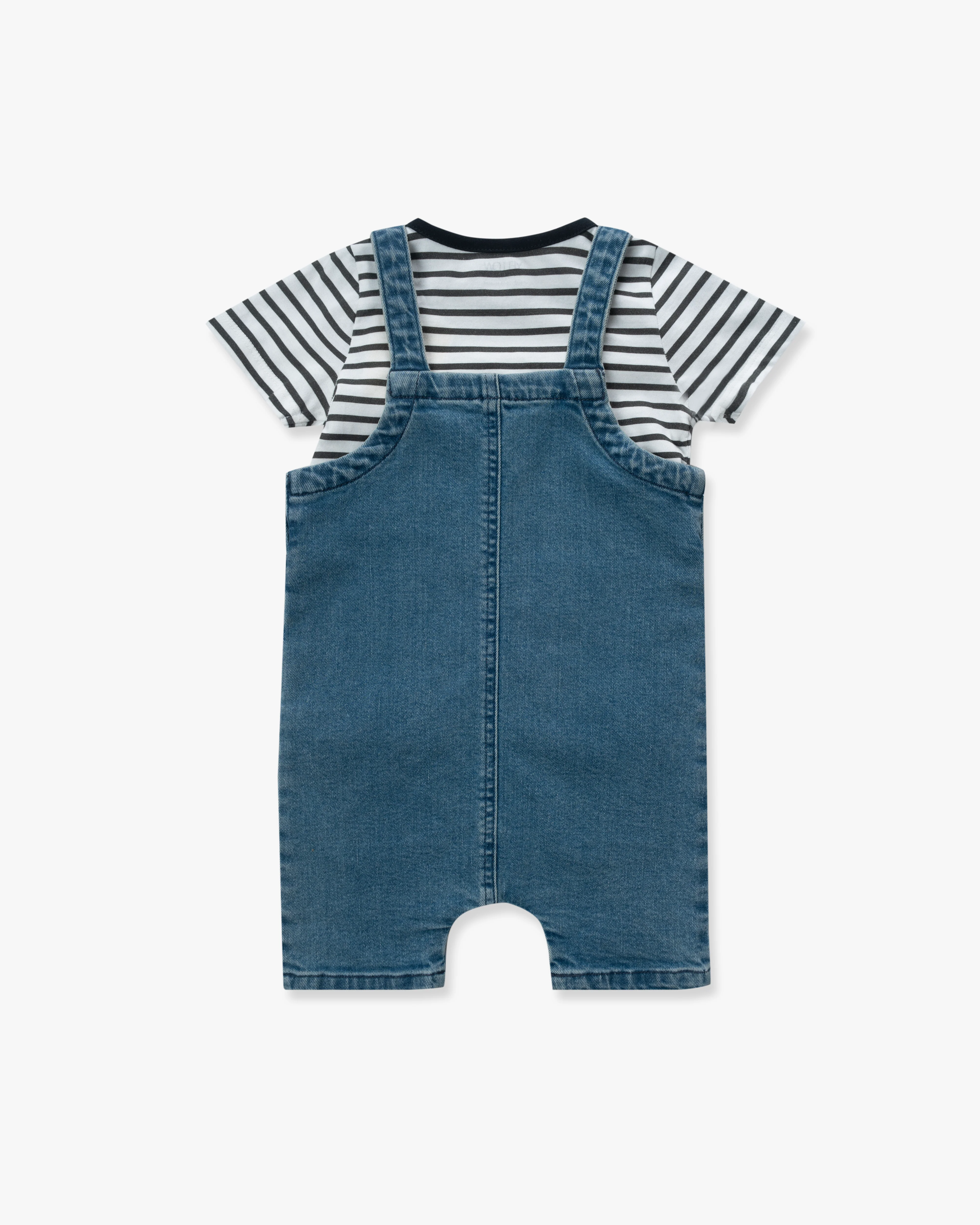 Newborn Boys' Dungaree (0-6 Months) - Image 2