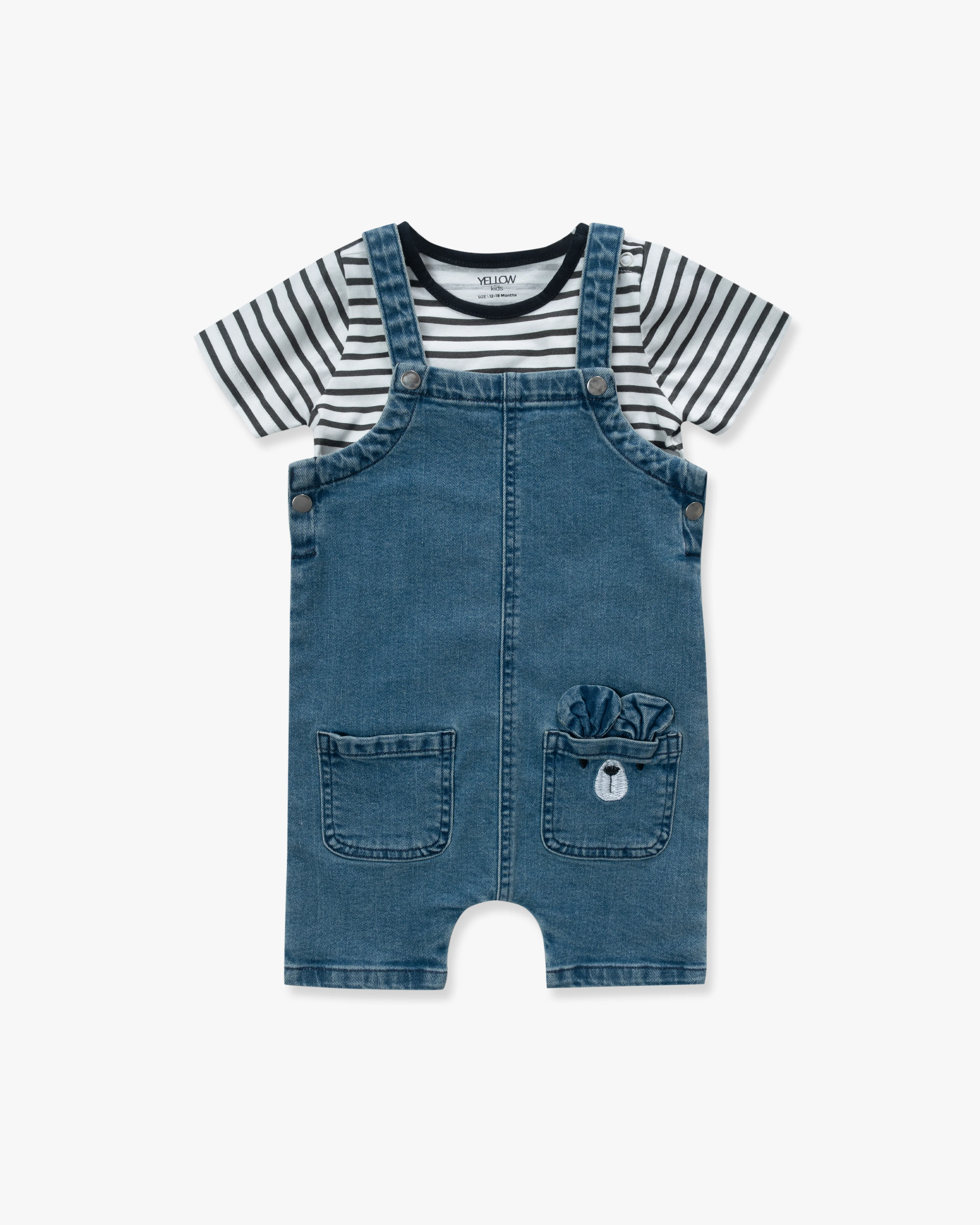 Newborn Boys' Dungaree (6-18 Months)
