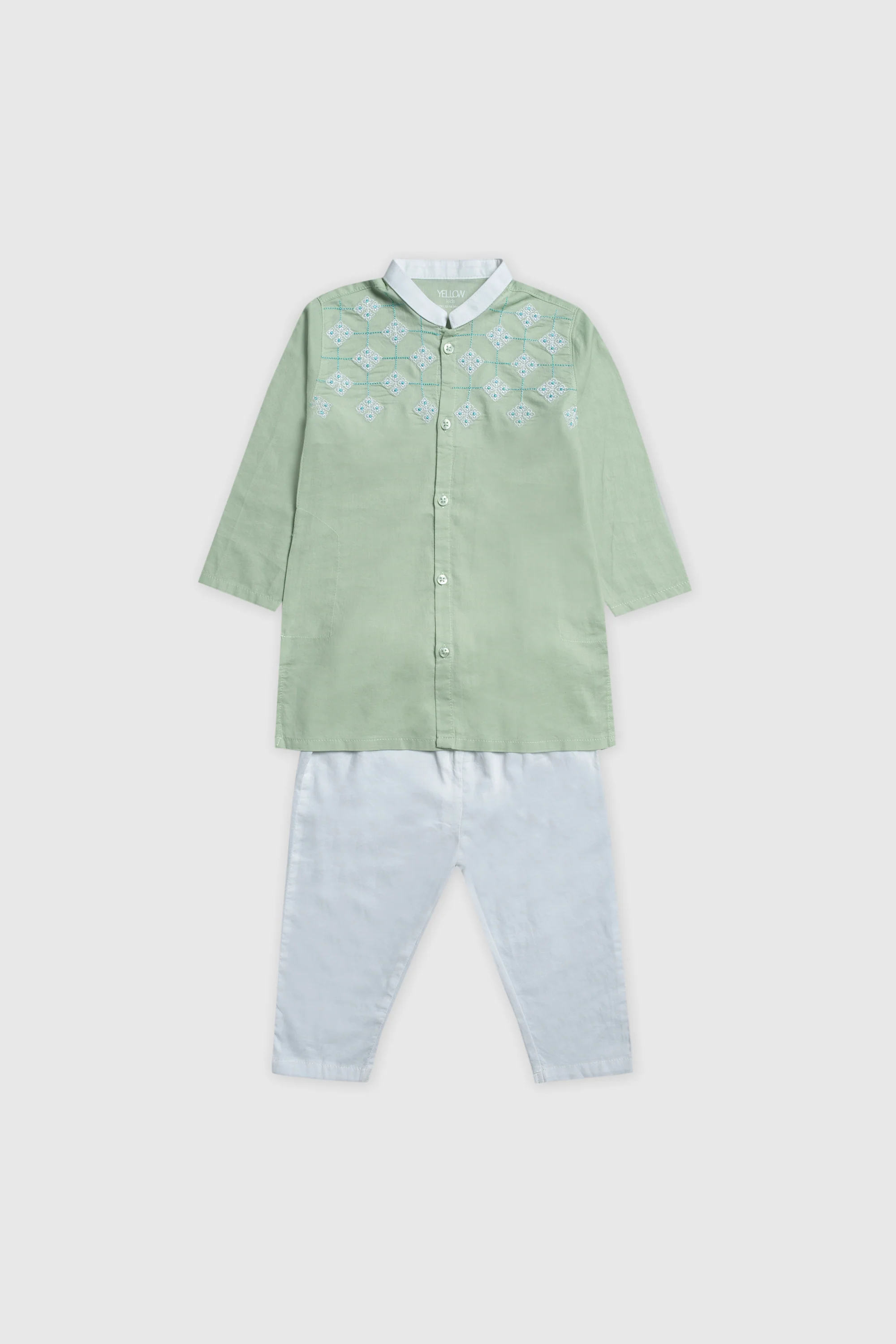 Newborn Boys' Panjabi Set (0-6 Months)
