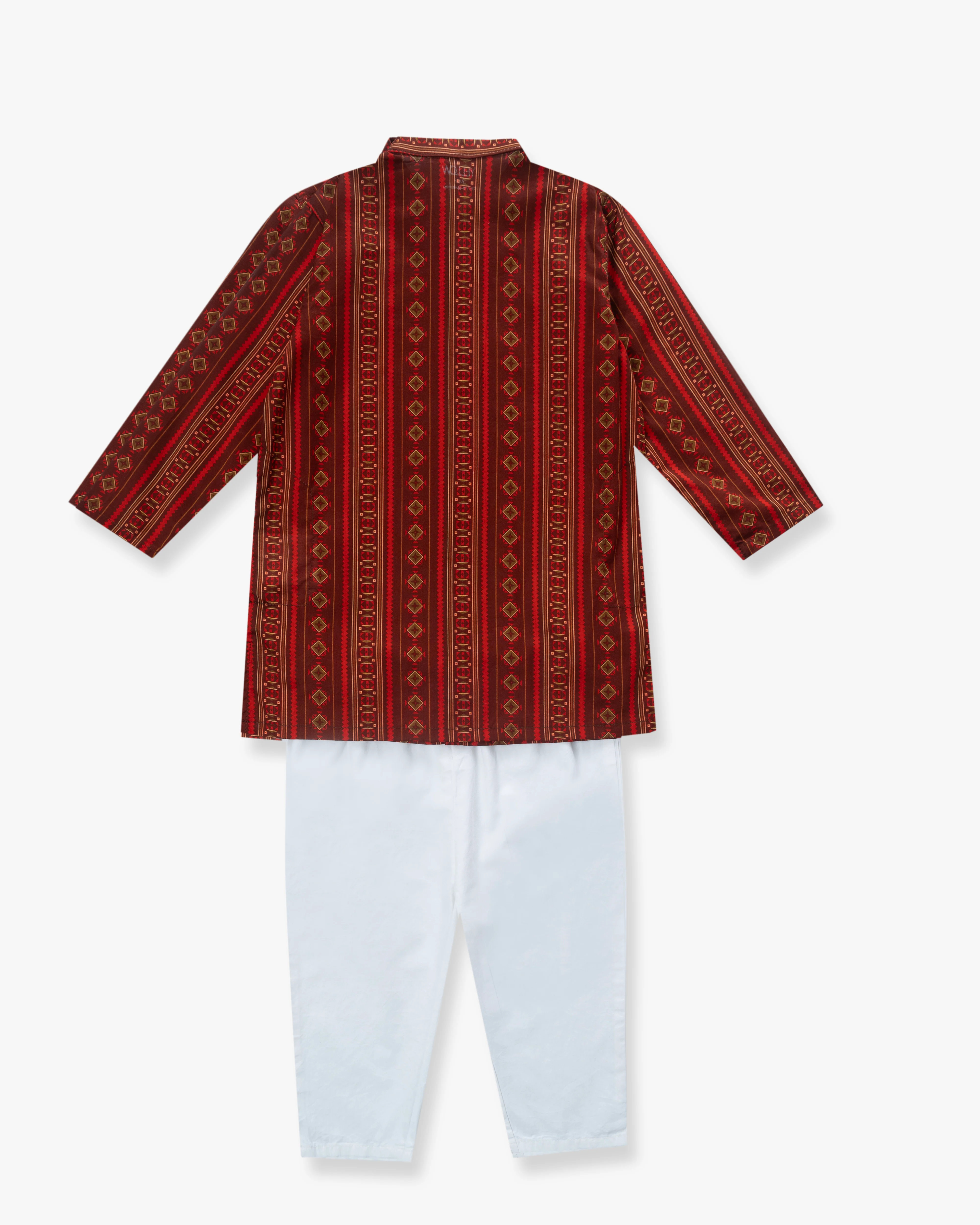 Newborn Boys' Panjabi Set (0-6 Months) - Image 2