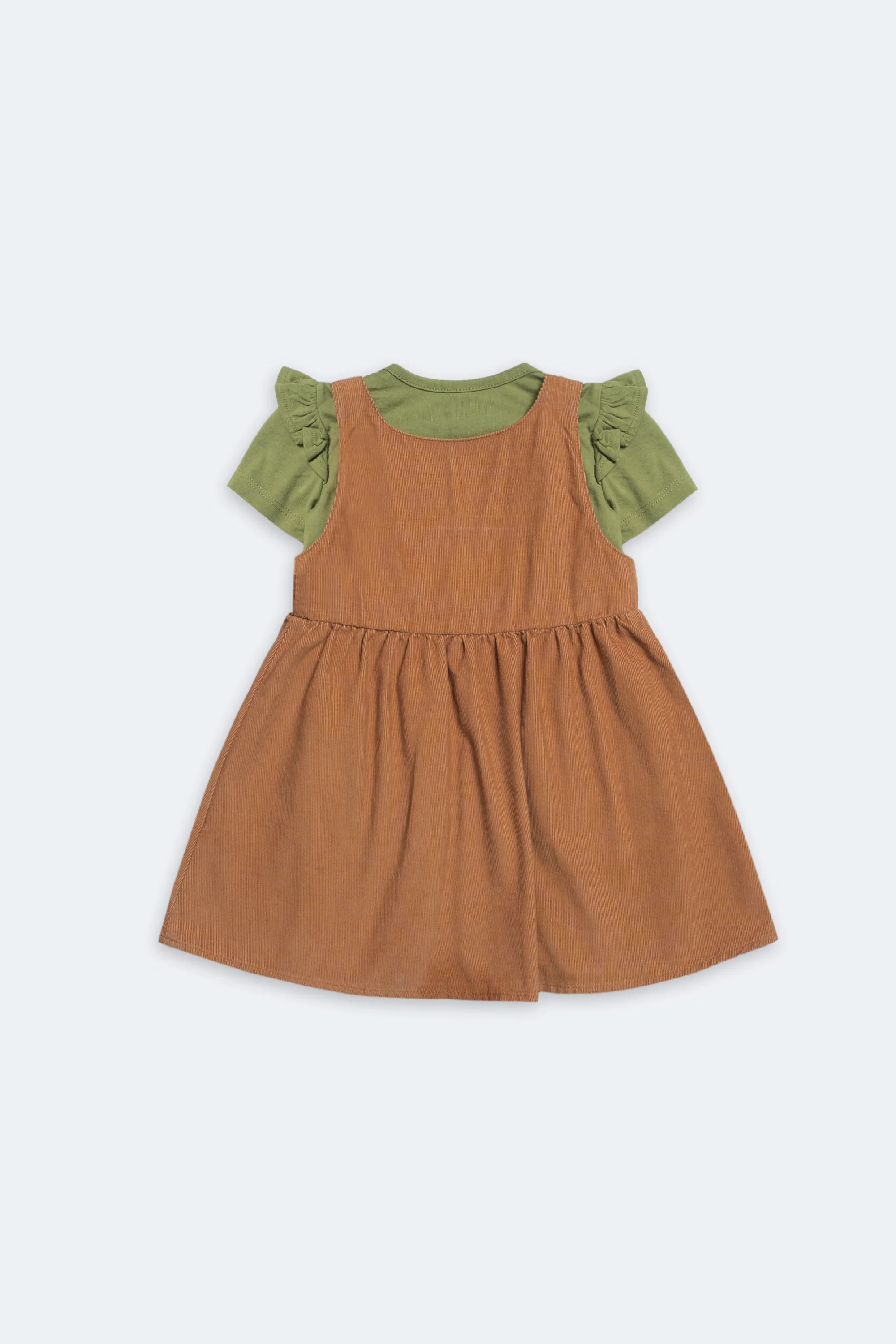 Newborn Girls Dungaree (0-6 Months) - Image 2